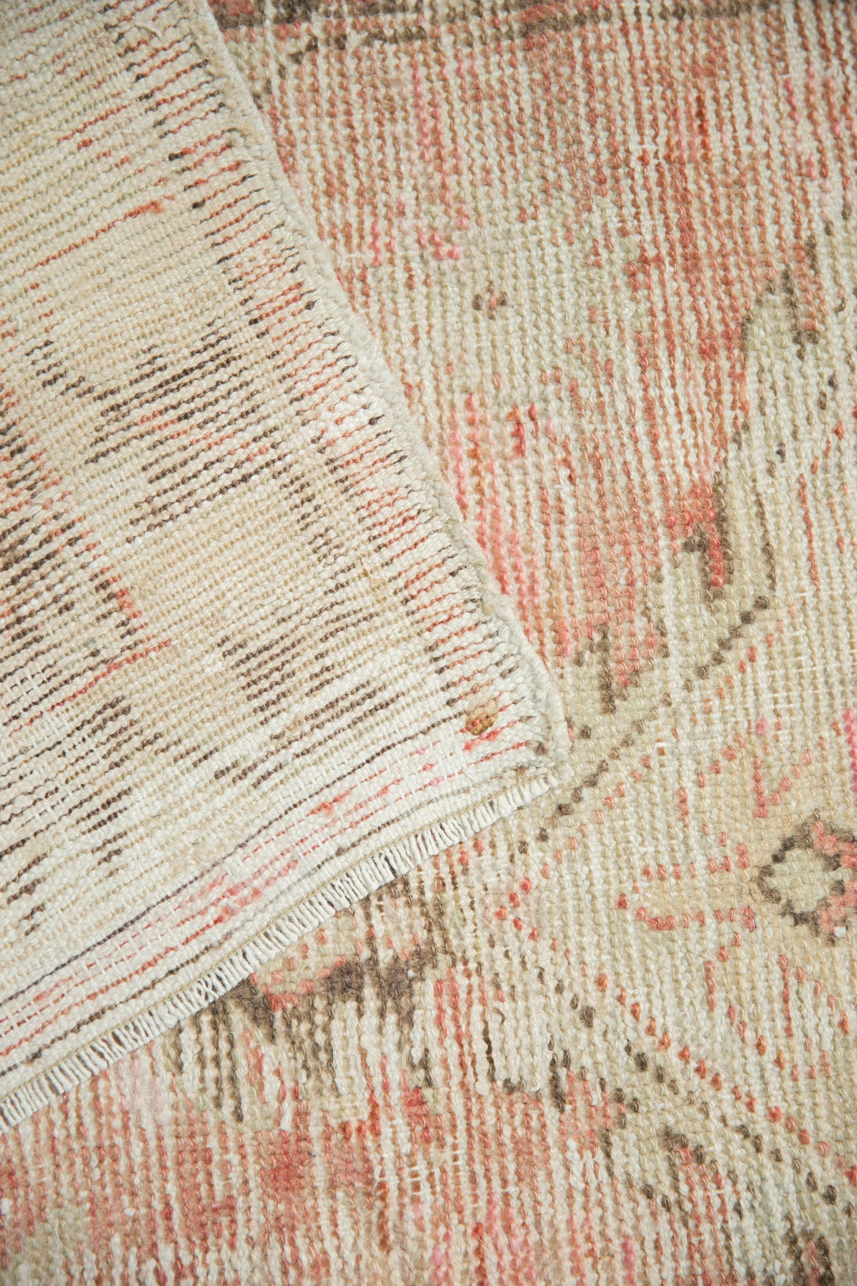 2.5x5 Vintage Distressed Oushak Rug Runner - Image 9