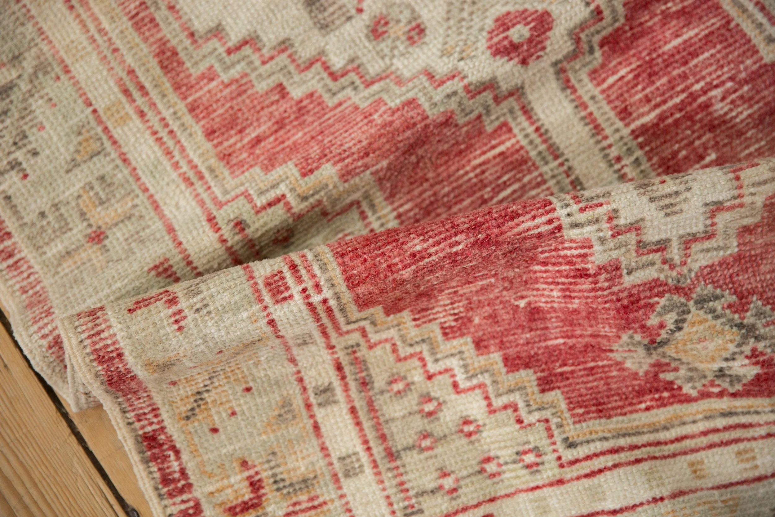 2.5x5 Vintage Distressed Oushak Rug Runner - Image 8