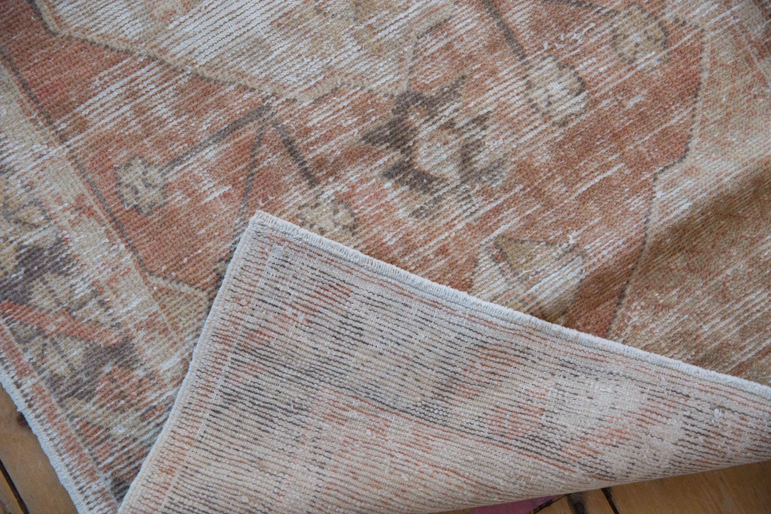 2.5x5 Vintage Distressed Oushak Rug Runner - Image 7