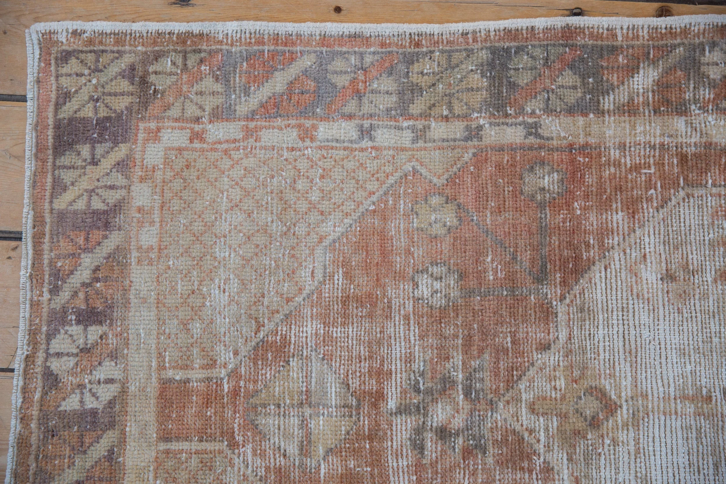 2.5x5 Vintage Distressed Oushak Rug Runner - Image 8