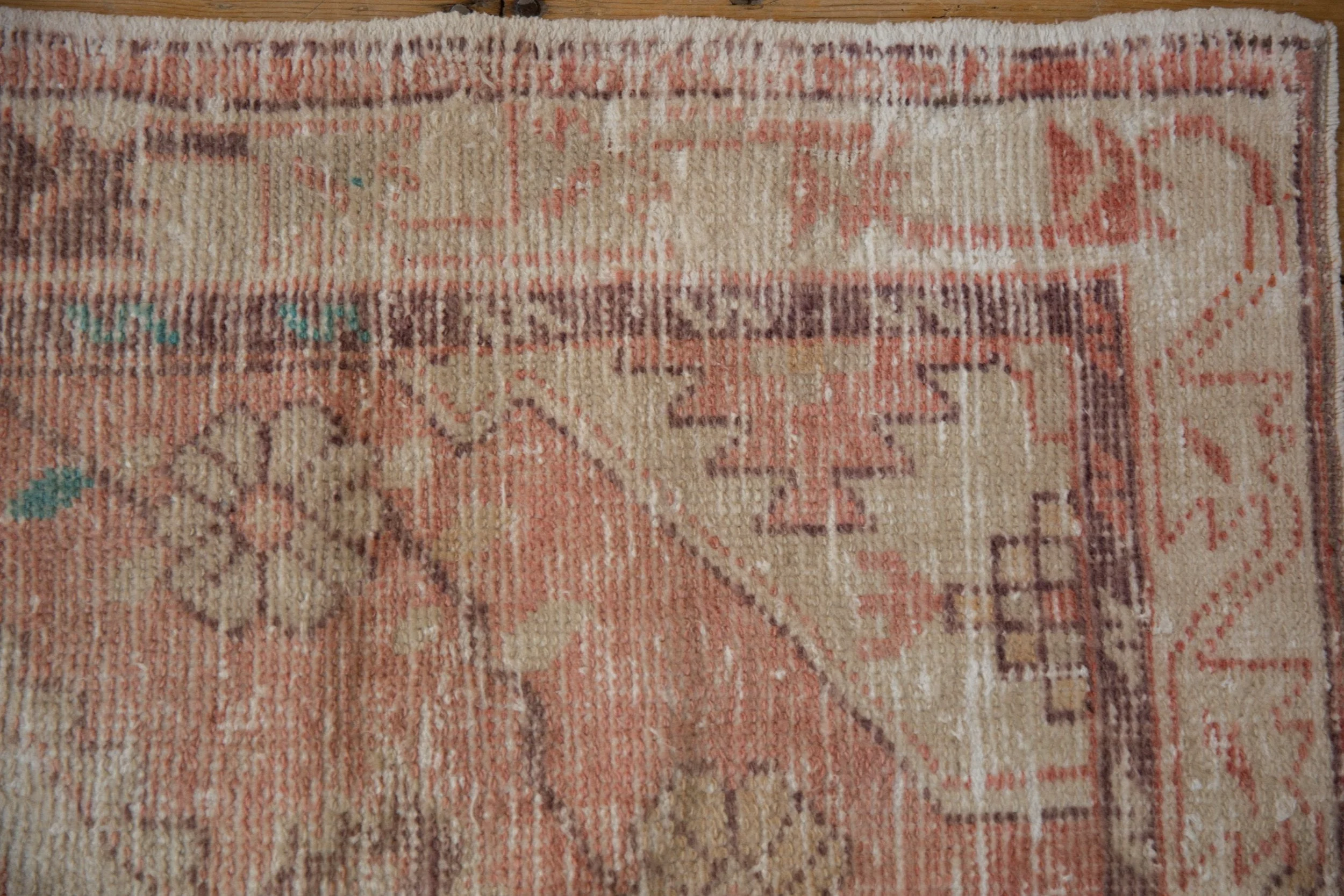 2.5x5 Vintage Distressed Oushak Rug Runner - Image 3