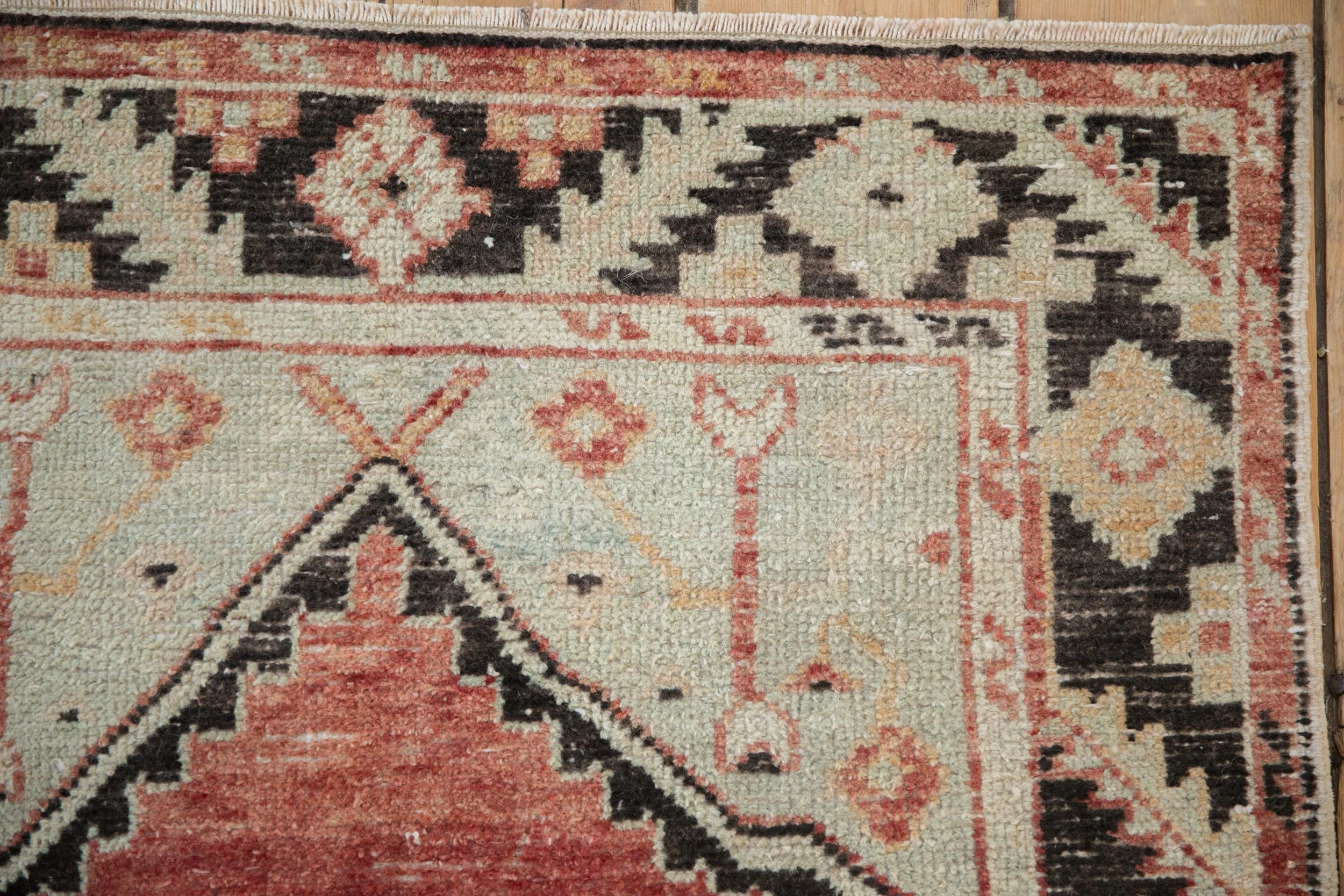 2.5x5 Vintage Distressed Oushak Rug Runner - Image 3