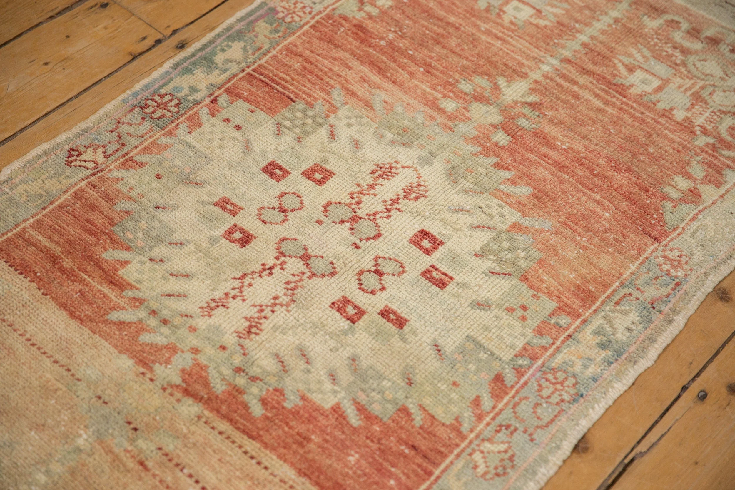 2.5x5 Vintage Distressed Oushak Rug Runner - Image 5