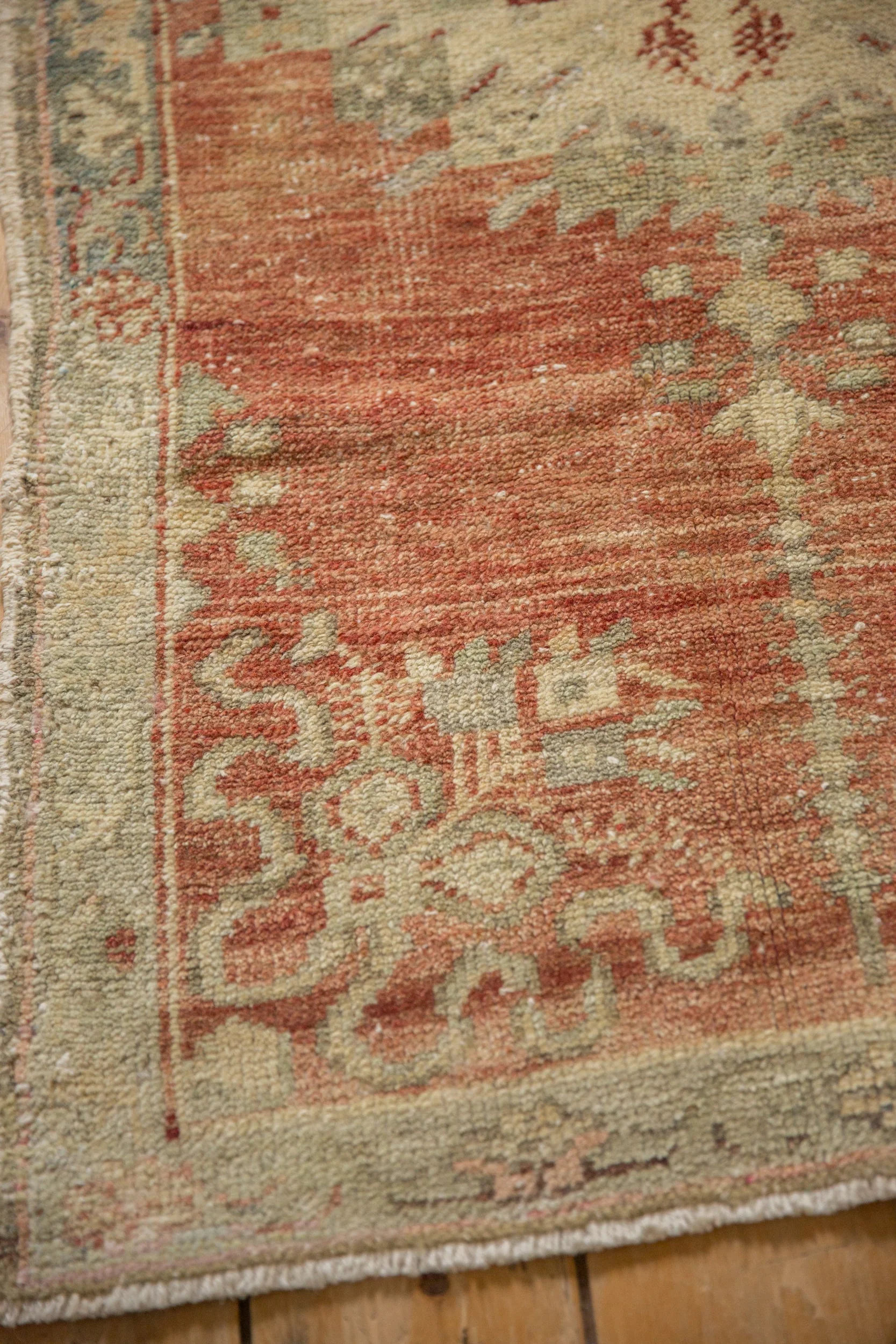 2.5x5 Vintage Distressed Oushak Rug Runner - Image 7