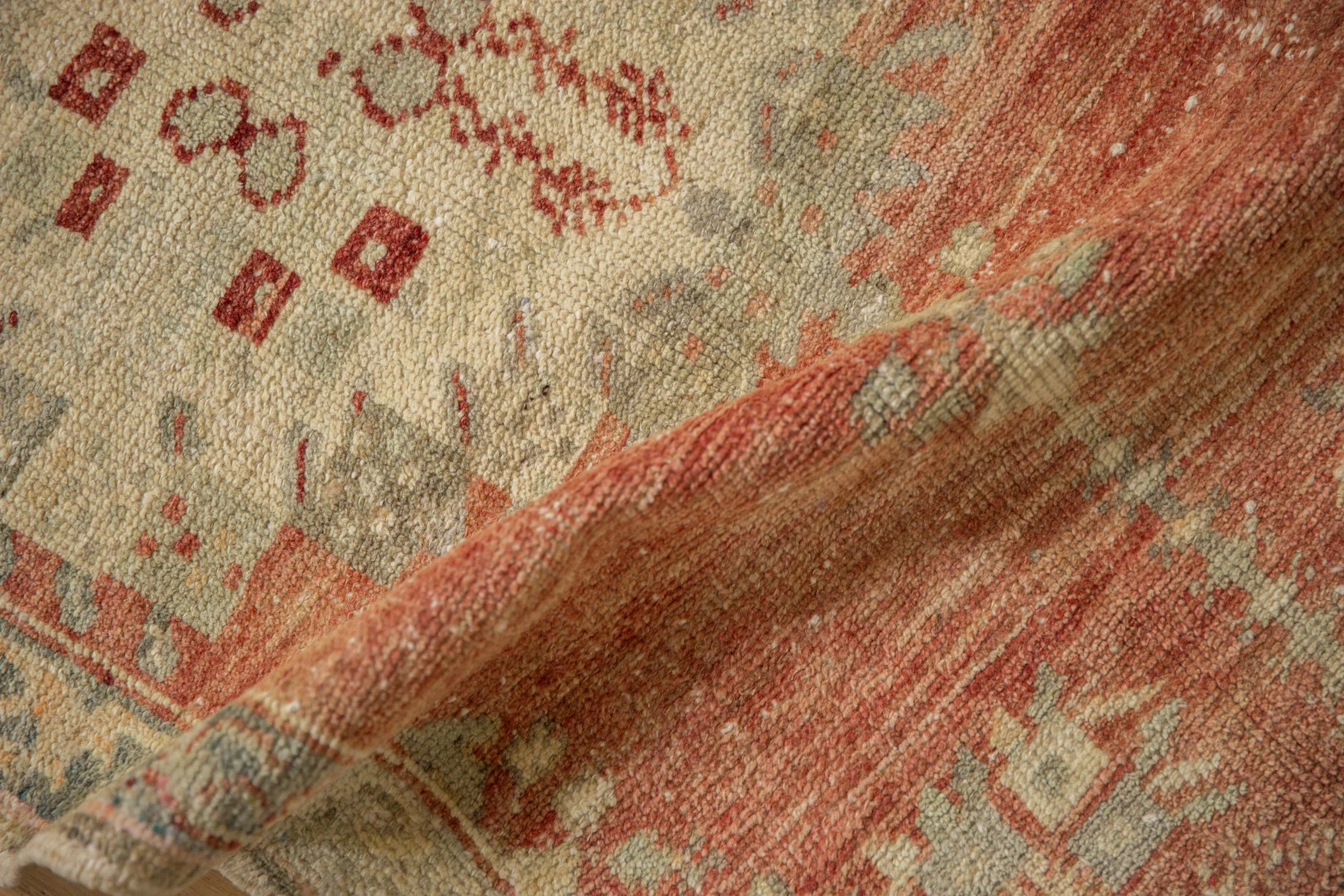 2.5x5 Vintage Distressed Oushak Rug Runner - Image 8