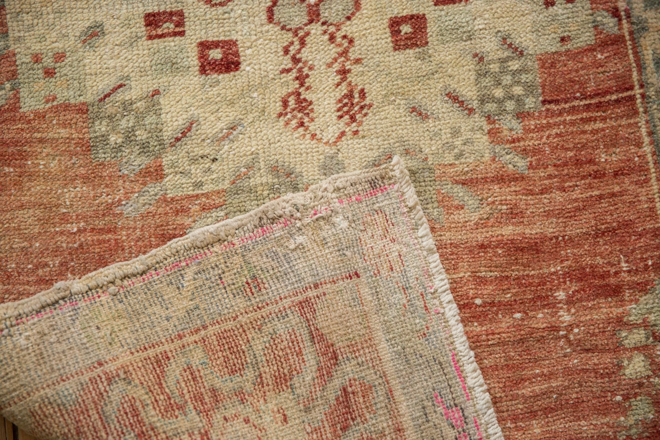 2.5x5 Vintage Distressed Oushak Rug Runner - Image 9
