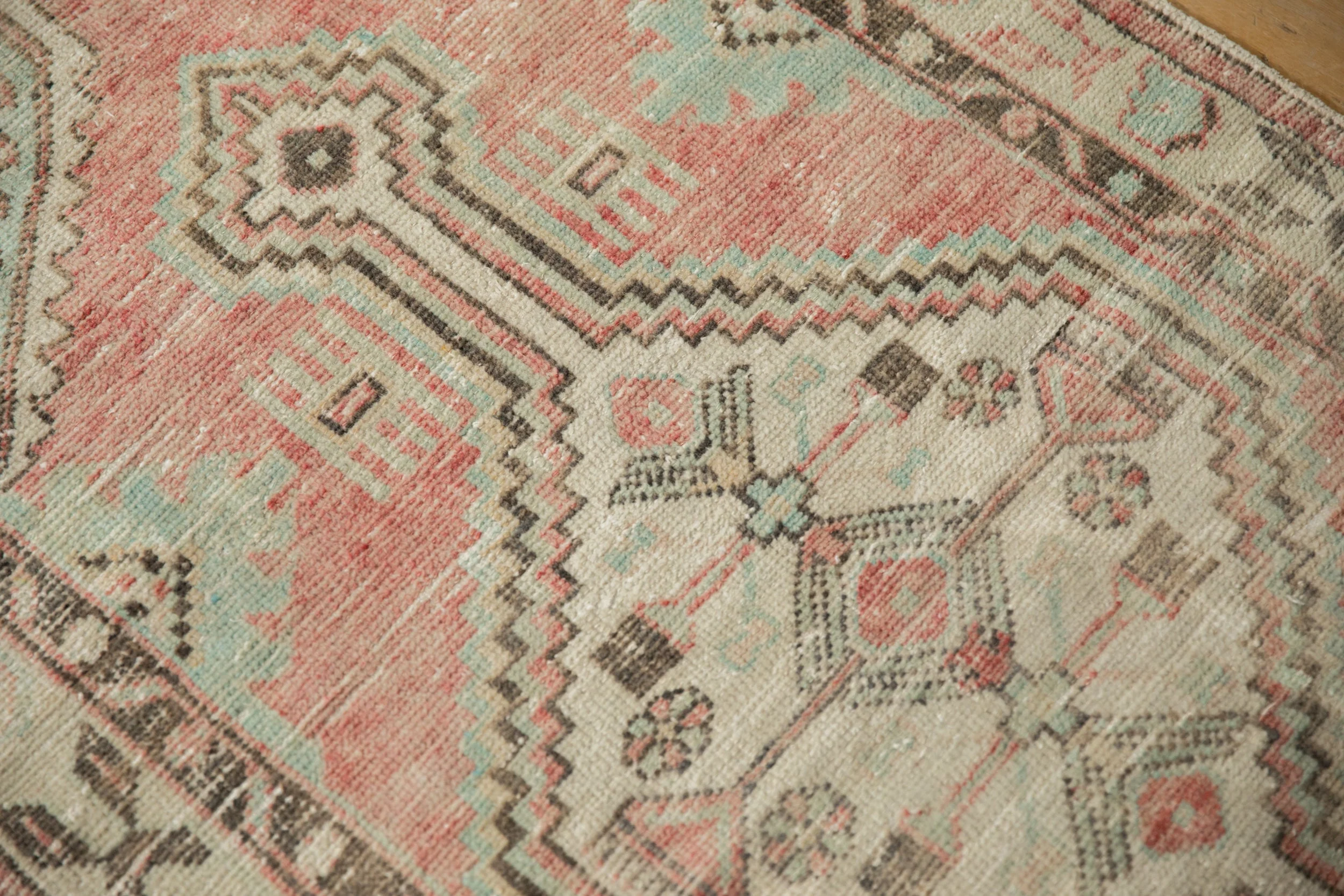 2.5x5 Vintage Distressed Oushak Rug Runner - Image 6