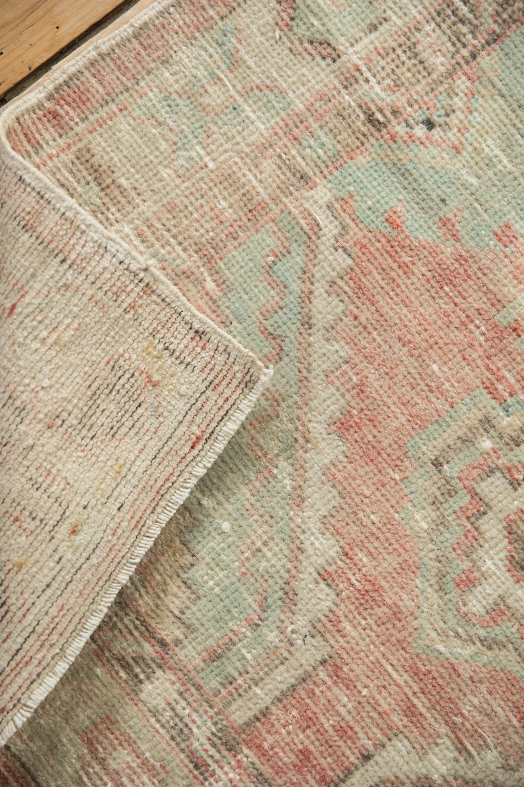 2.5x5 Vintage Distressed Oushak Rug Runner - Image 8