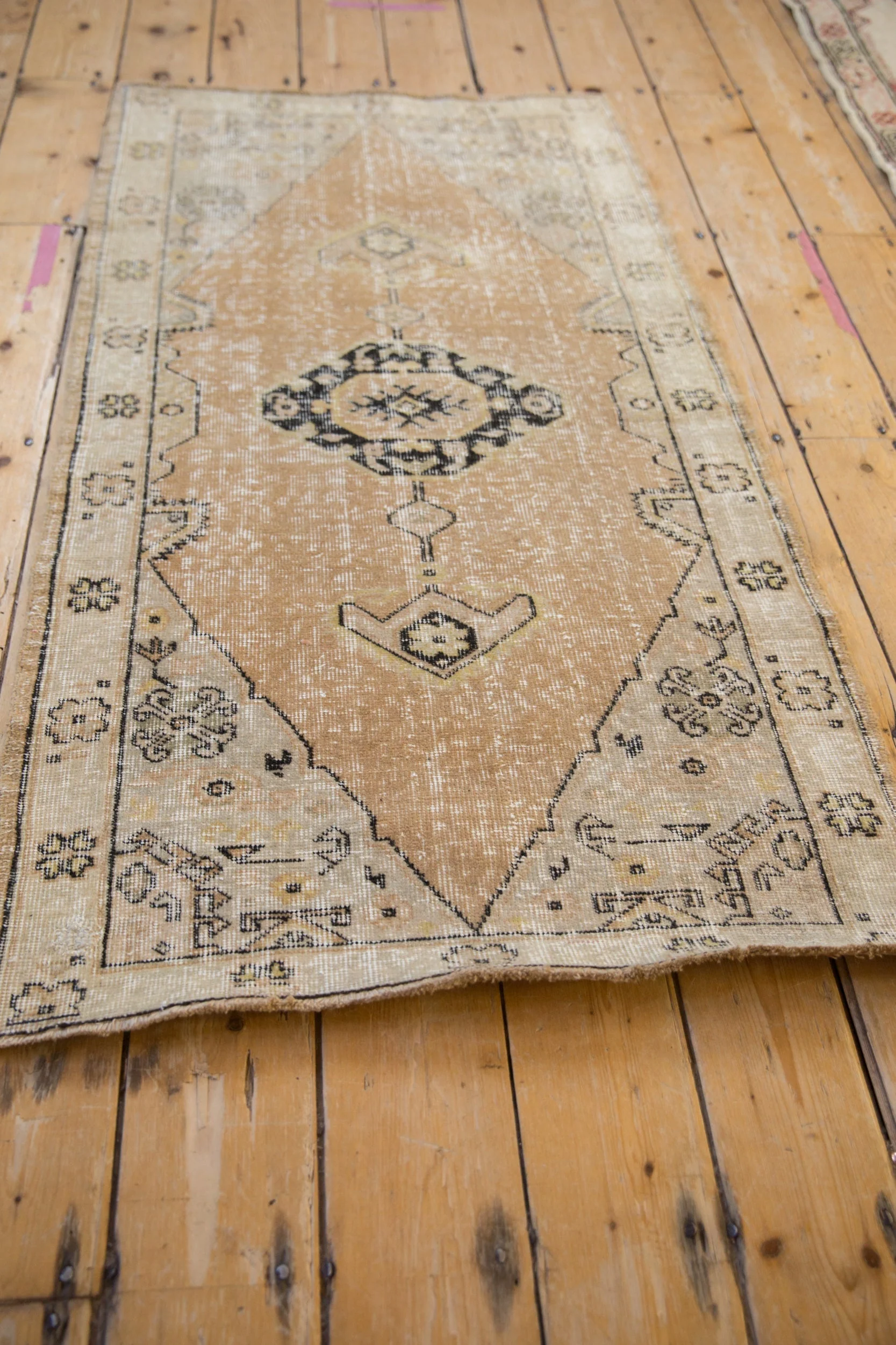 2.5x5 Vintage Distressed Oushak Rug Runner - Image 6