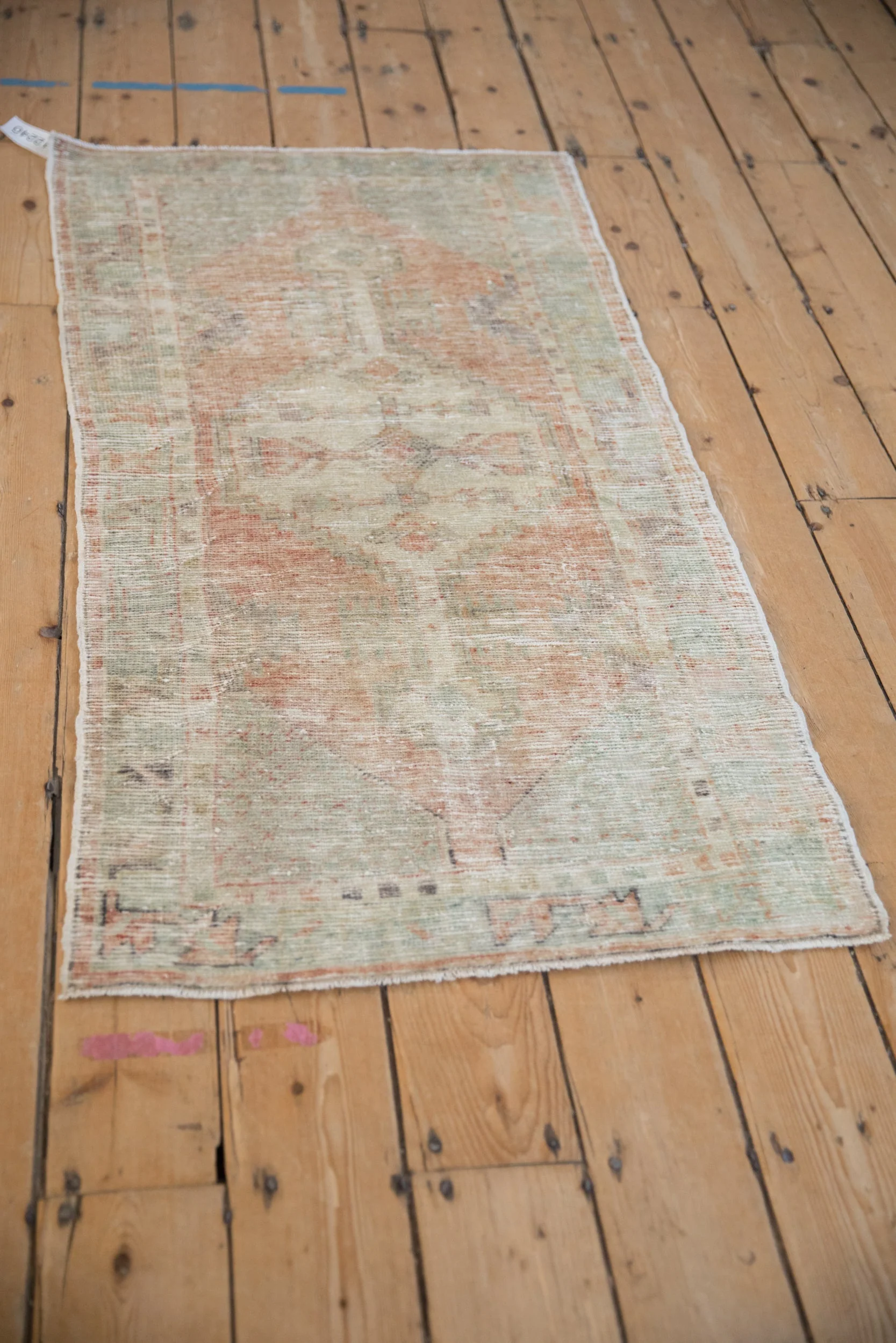 2.5x5 Vintage Distressed Oushak Rug Runner - Image 4