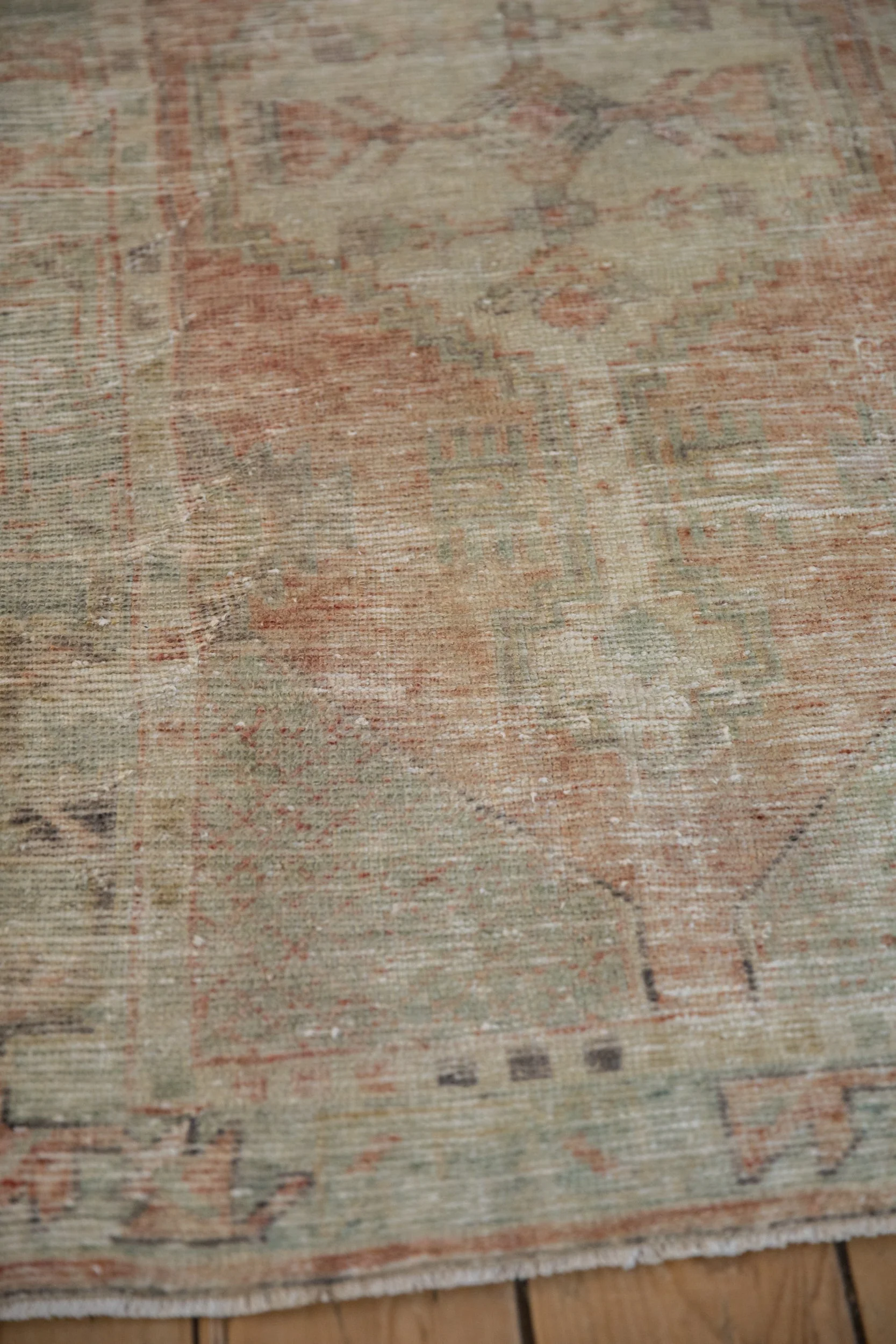 2.5x5 Vintage Distressed Oushak Rug Runner - Image 5