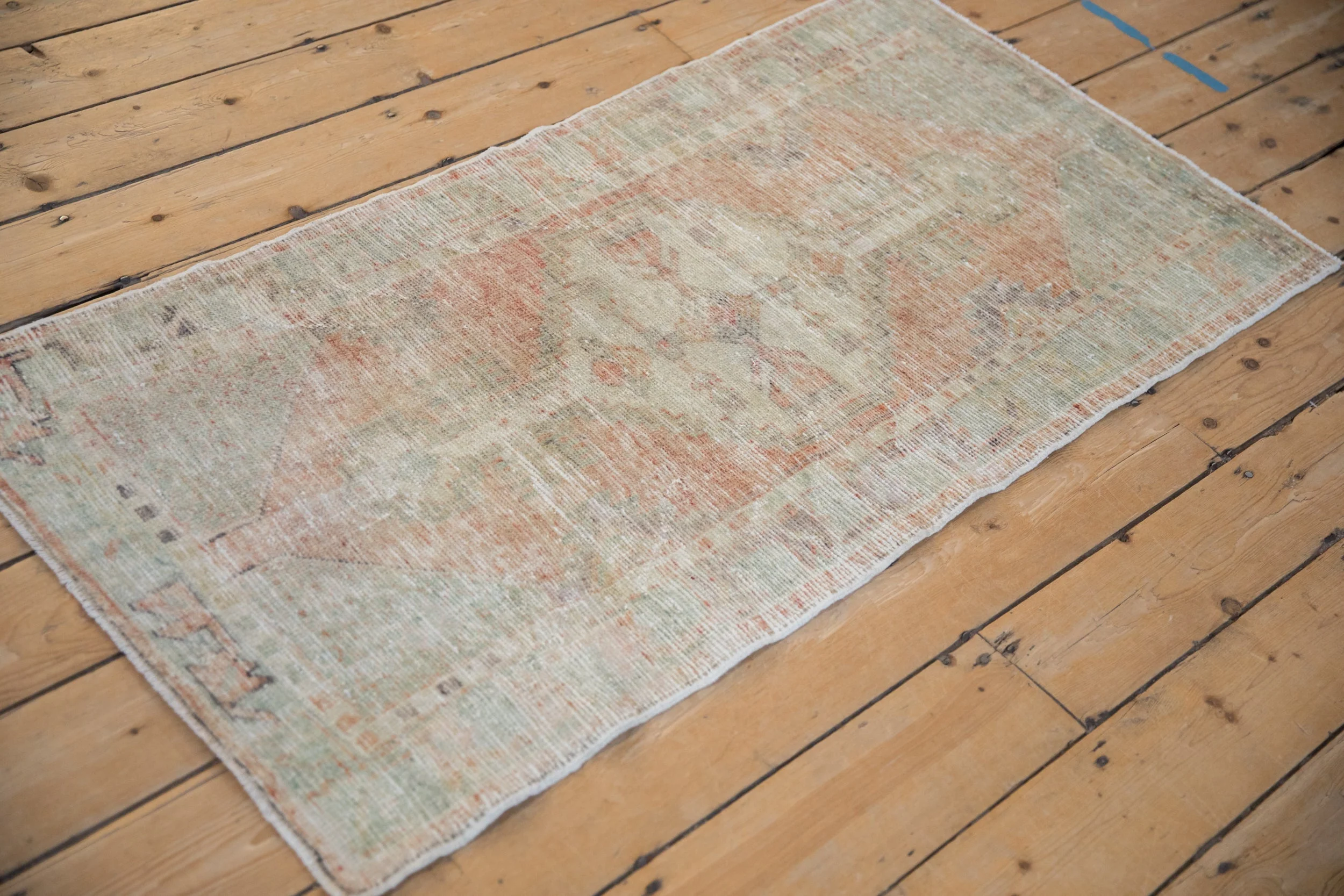 2.5x5 Vintage Distressed Oushak Rug Runner - Image 6