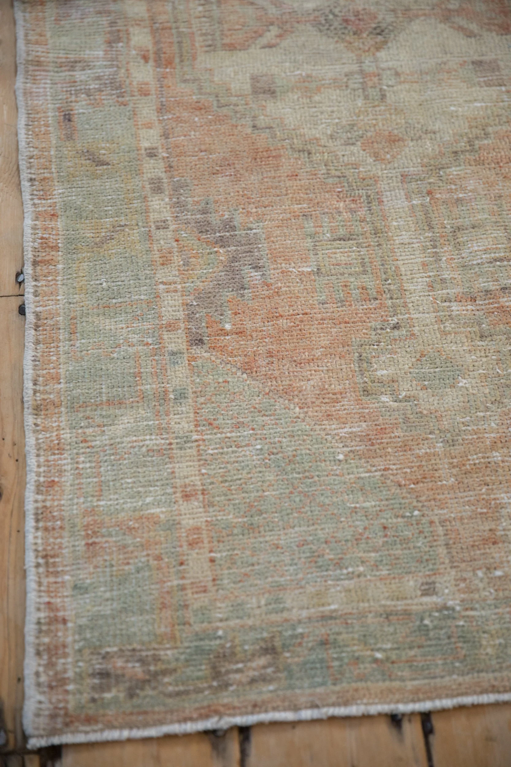 2.5x5 Vintage Distressed Oushak Rug Runner - Image 8