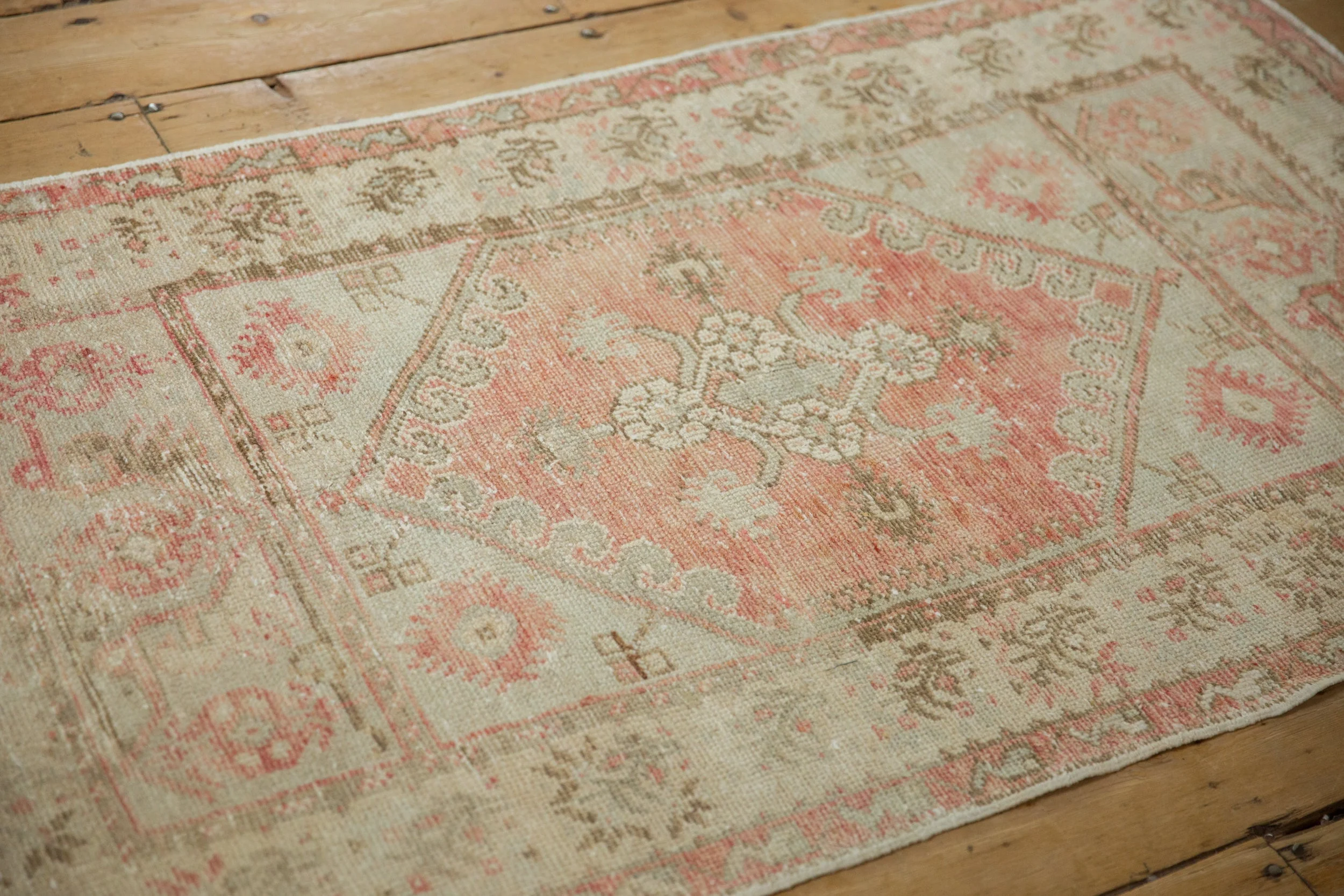 2.5x5 Vintage Distressed Oushak Rug Runner - Image 6