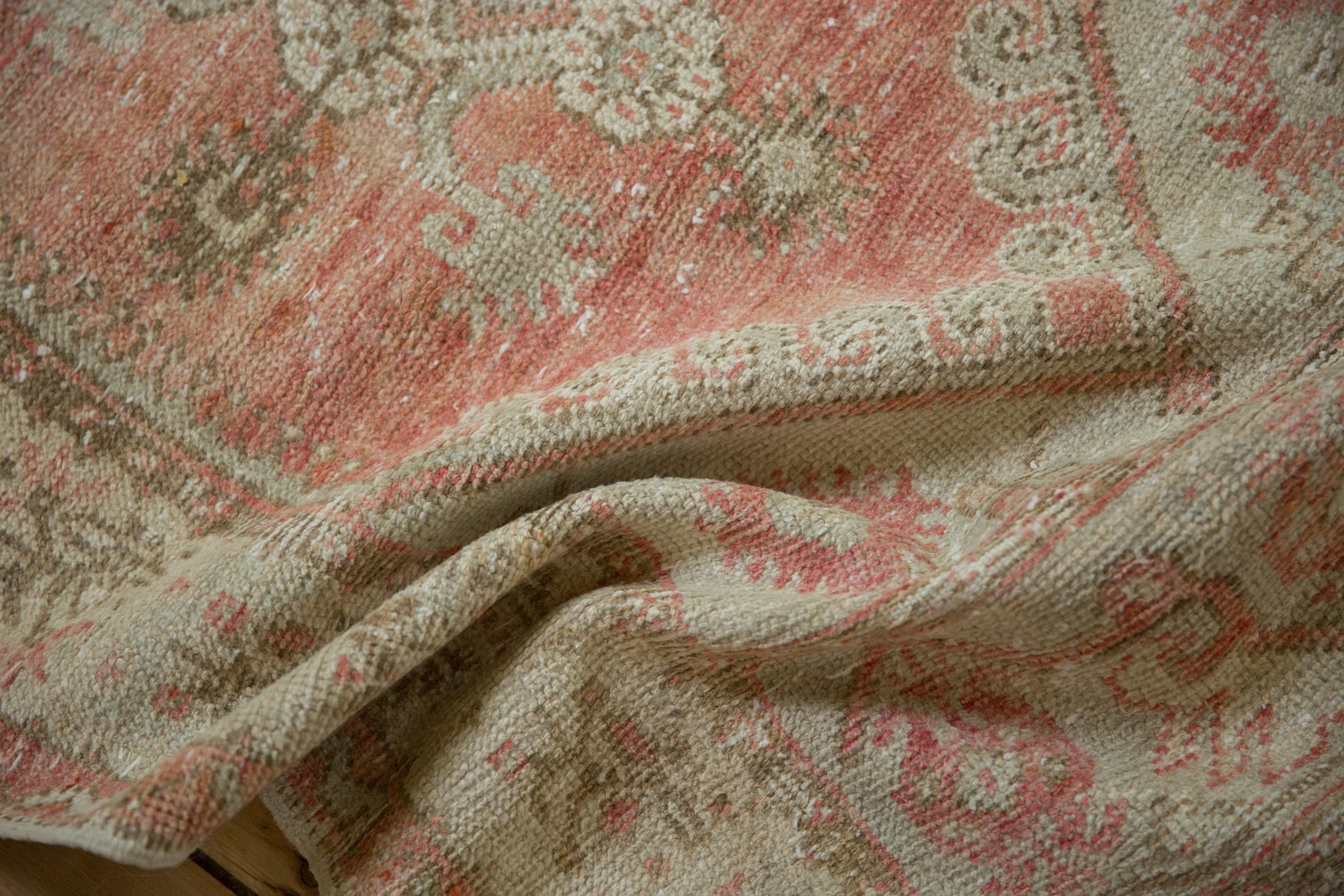 2.5x5 Vintage Distressed Oushak Rug Runner - Image 8