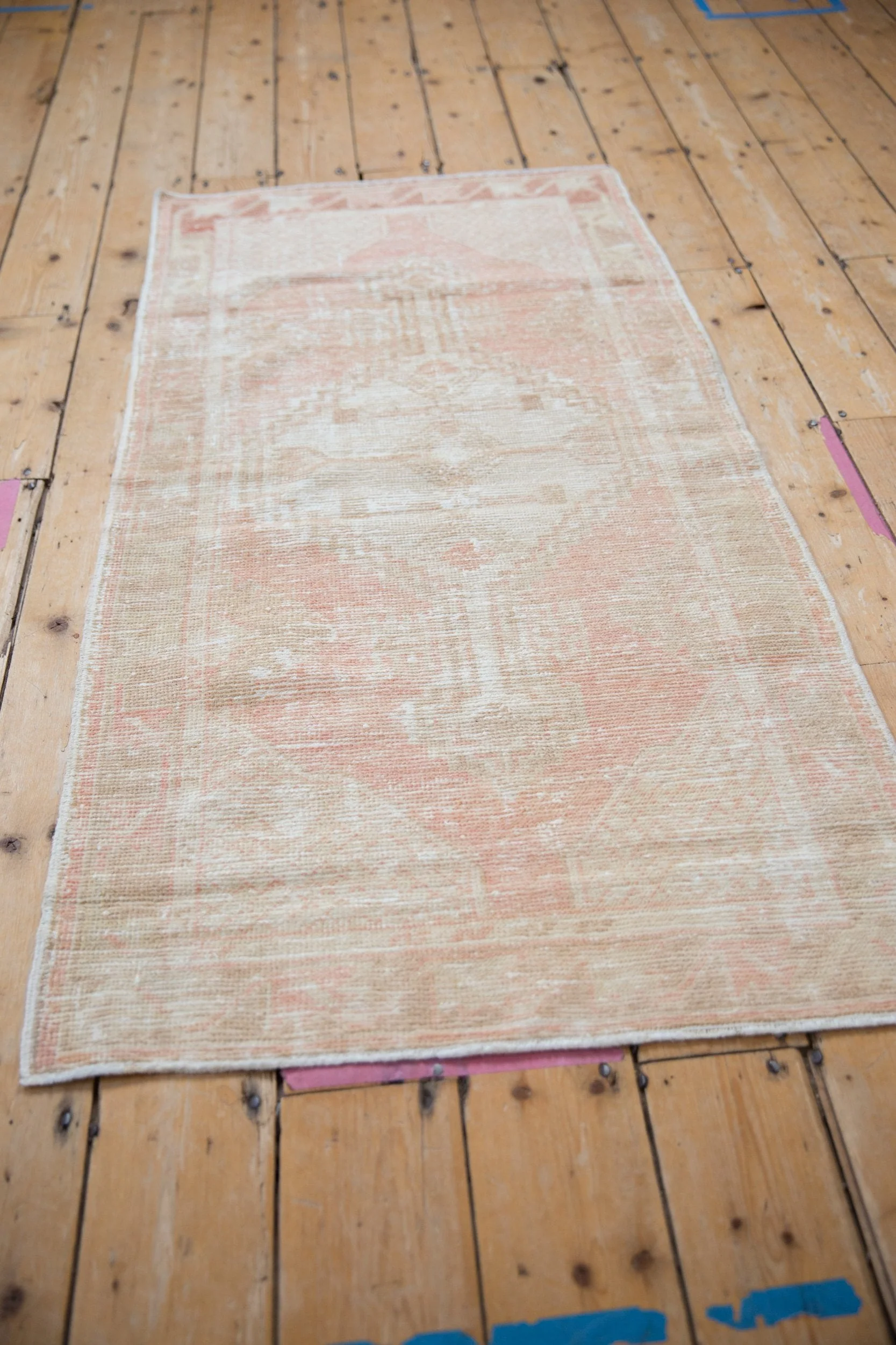 2.5x5 Vintage Distressed Oushak Rug Runner - Image 3