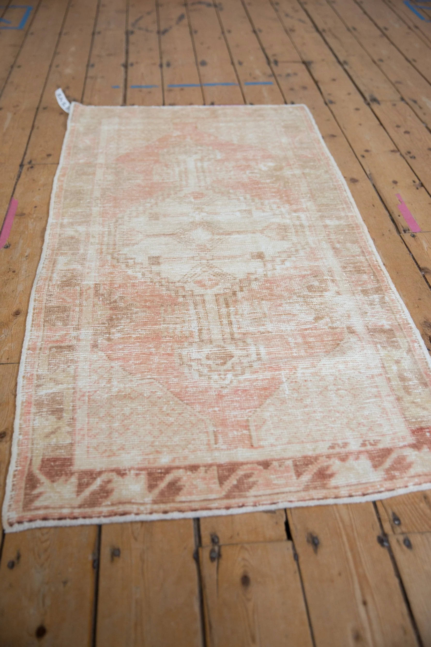 2.5x5 Vintage Distressed Oushak Rug Runner - Image 6