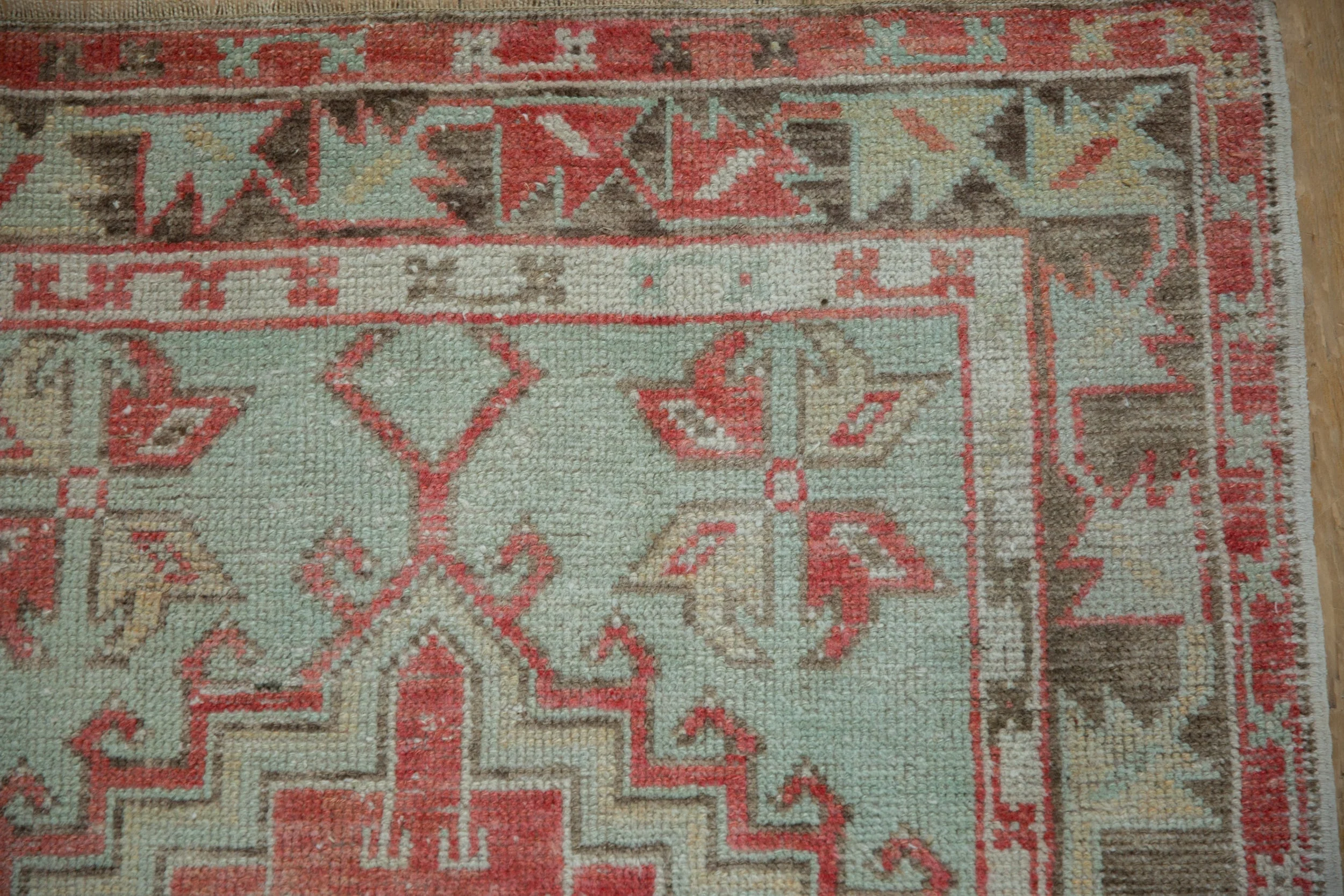 2.5x5 Vintage Distressed Oushak Rug Runner - Image 3