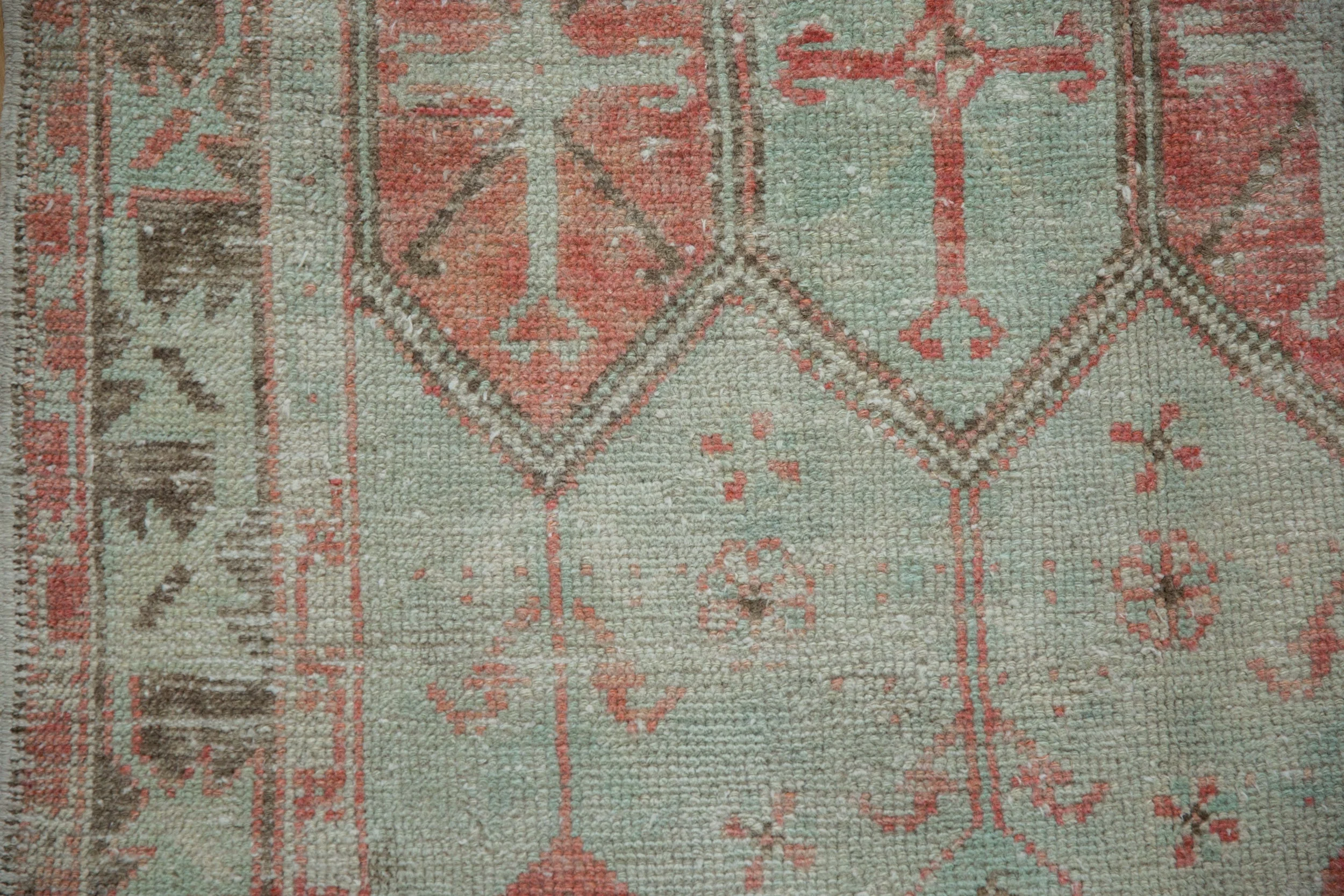 2.5x5 Vintage Distressed Oushak Rug Runner - Image 6