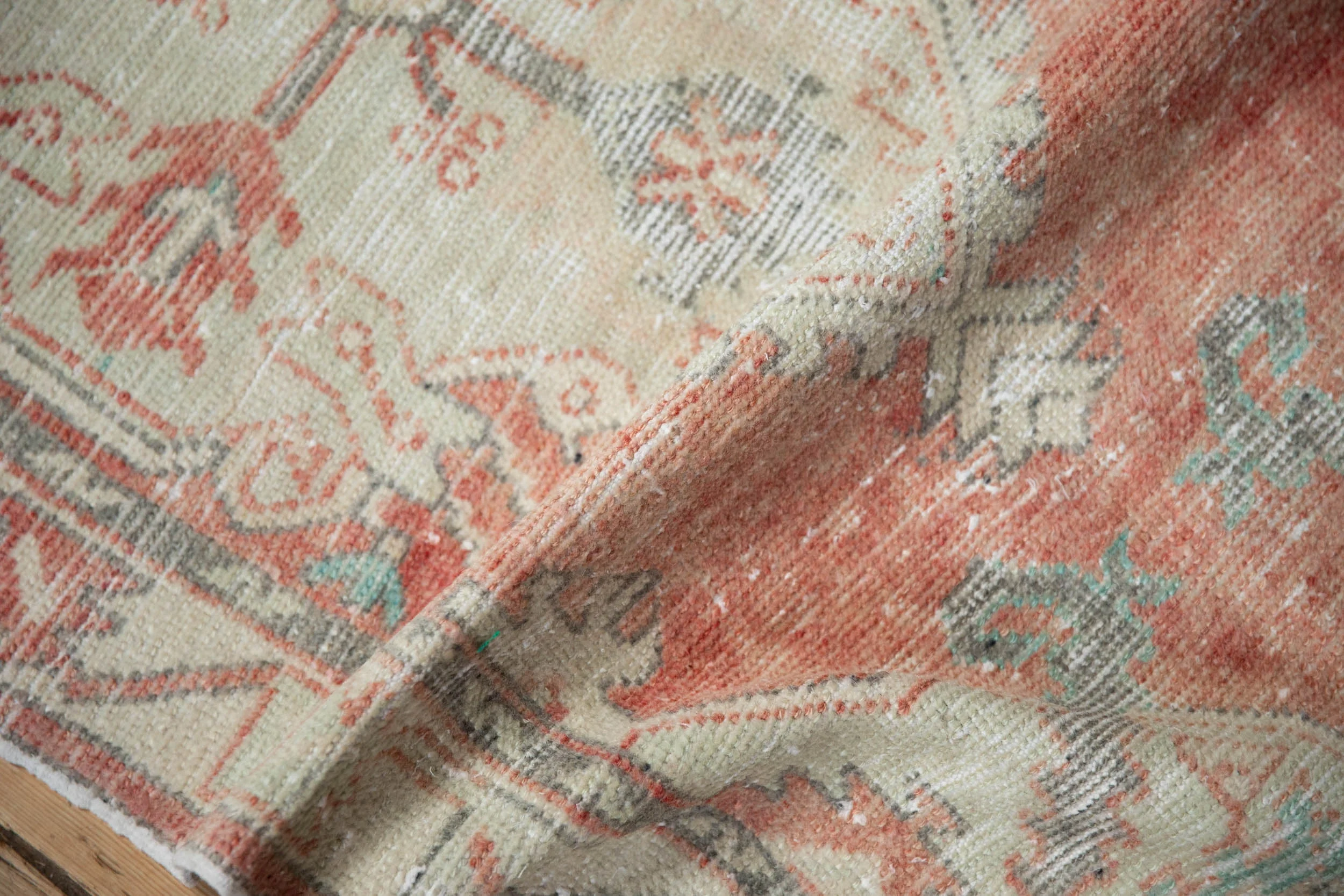 2.5x5 Vintage Distressed Oushak Rug Runner - Image 7