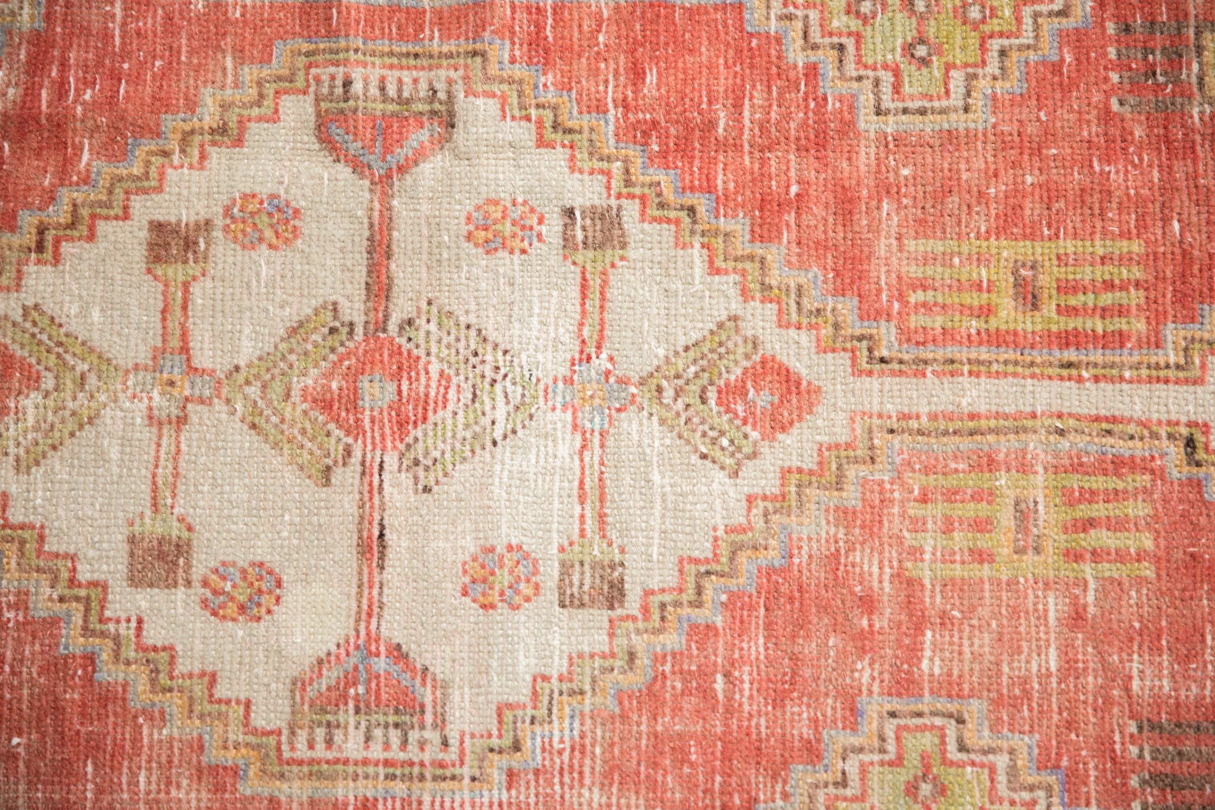 2.5x5 Vintage Distressed Oushak Rug Runner - Image 8