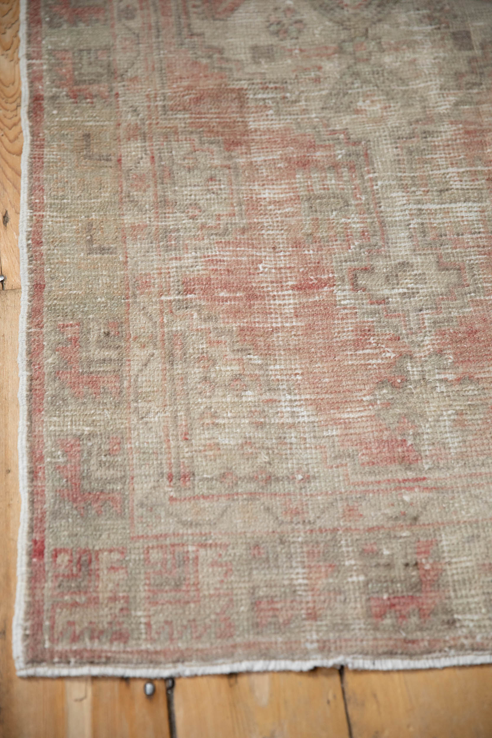 2.5x5 Vintage Distressed Oushak Rug Runner - Image 6