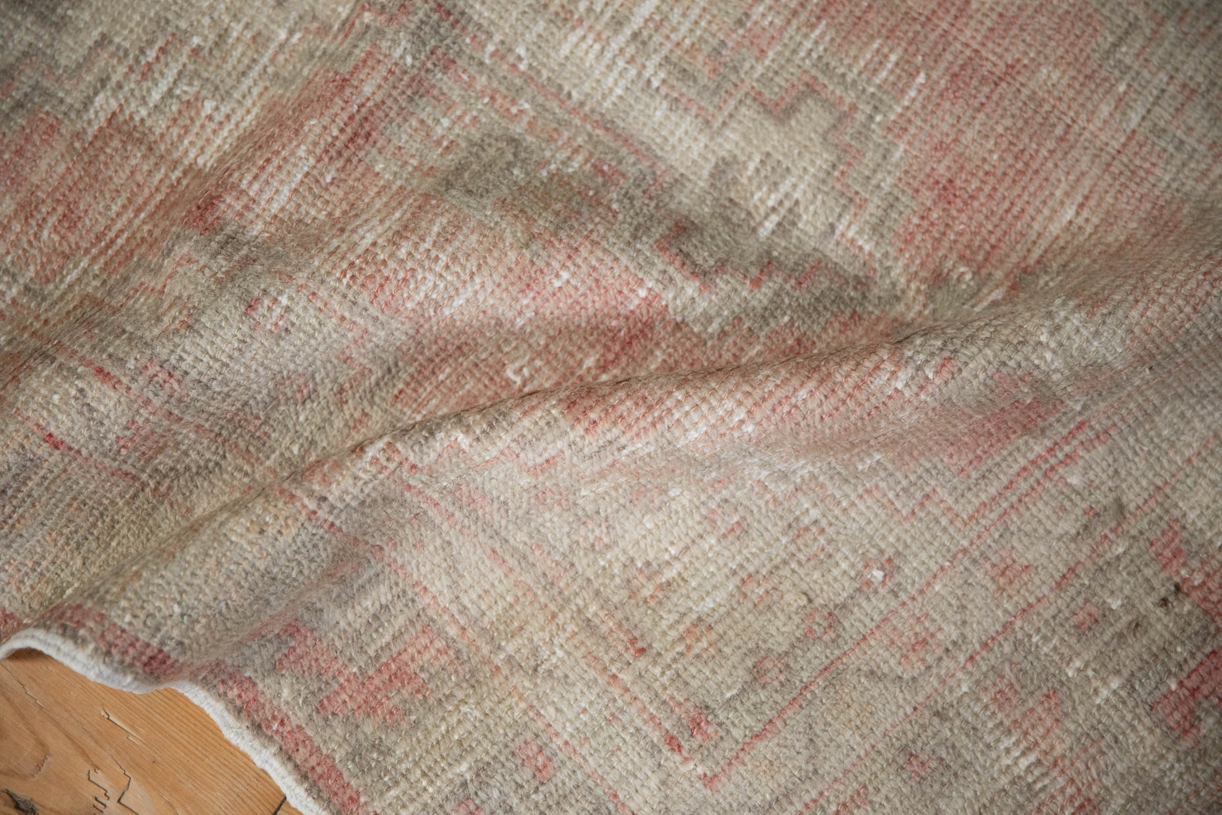 2.5x5 Vintage Distressed Oushak Rug Runner - Image 7