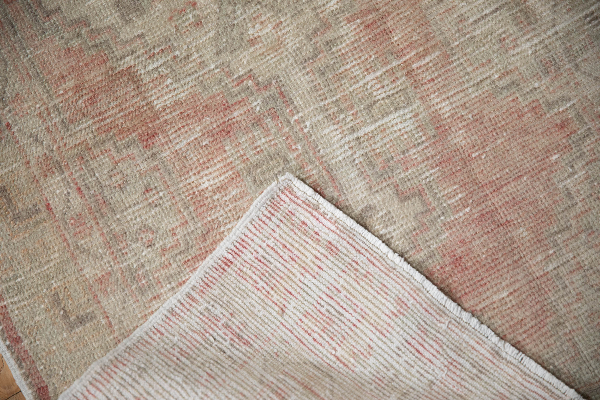 2.5x5 Vintage Distressed Oushak Rug Runner - Image 8