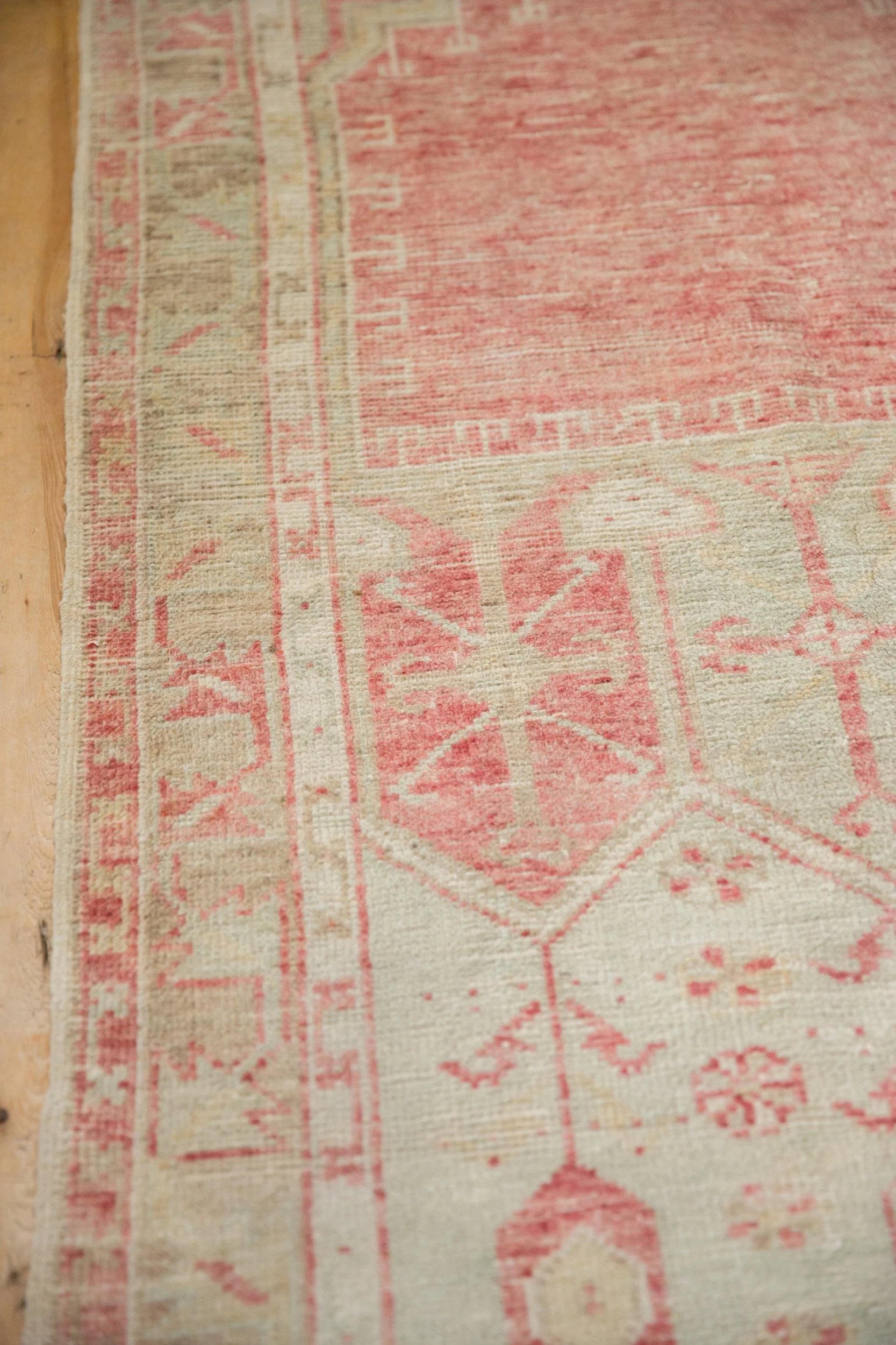 2.5x5 Vintage Distressed Oushak Rug Runner - Image 5