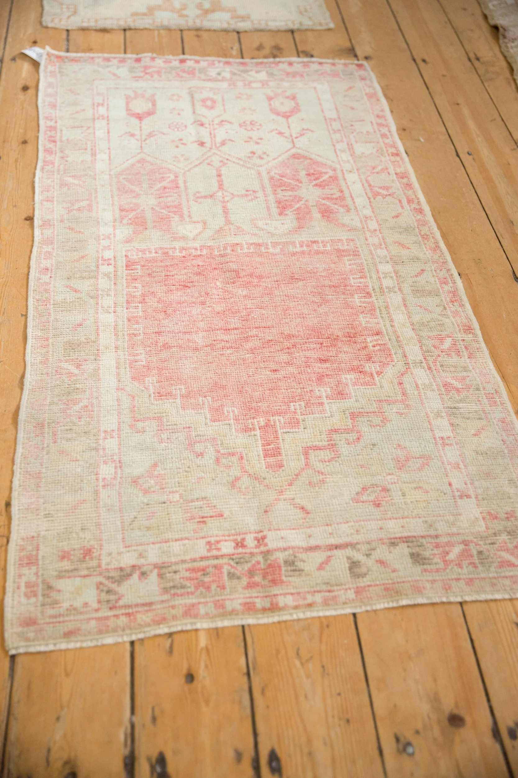 2.5x5 Vintage Distressed Oushak Rug Runner - Image 6