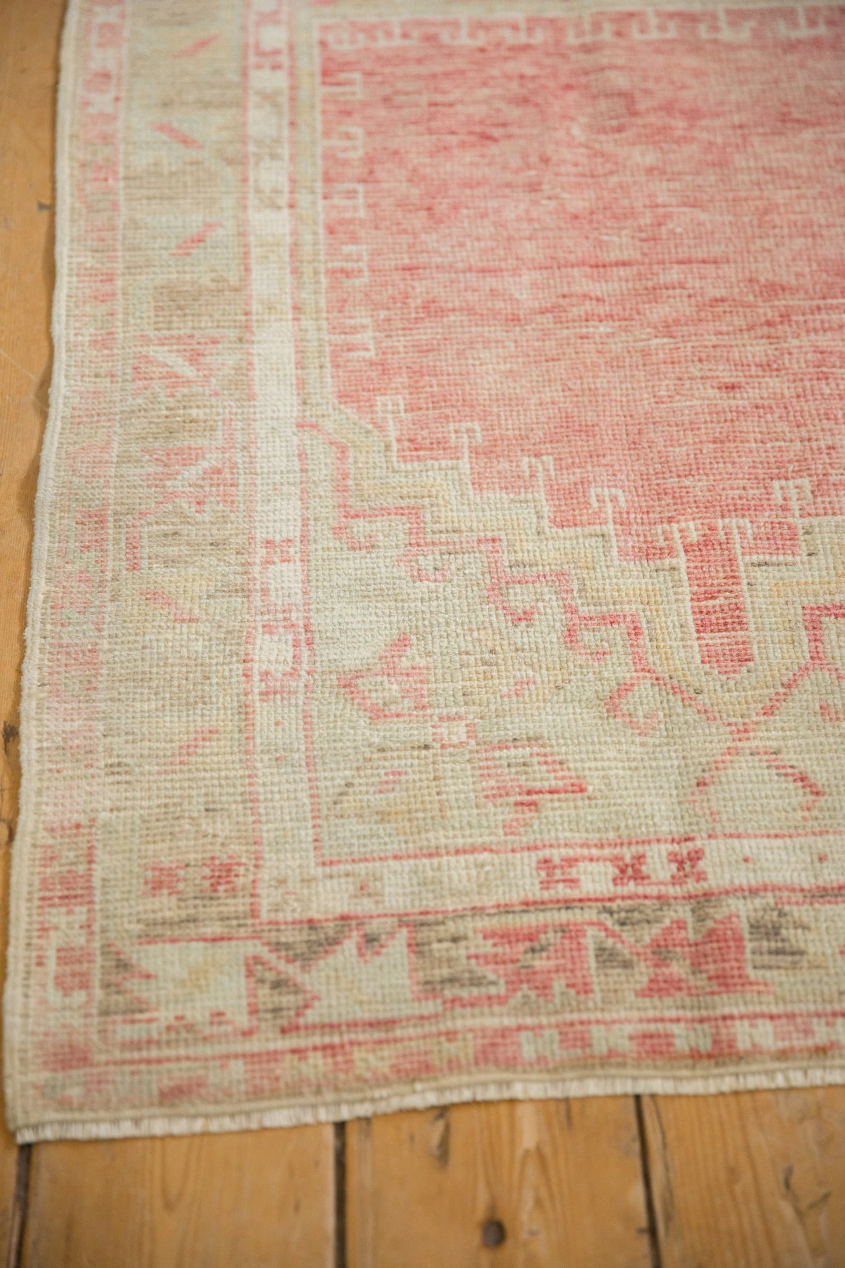 2.5x5 Vintage Distressed Oushak Rug Runner - Image 7