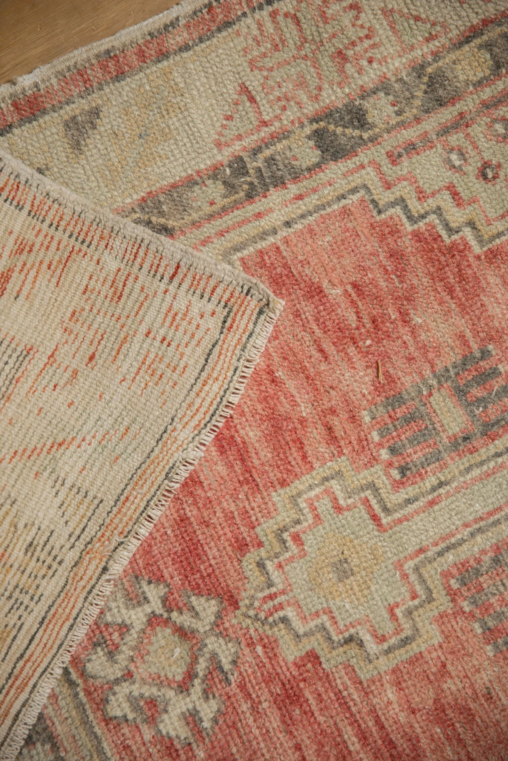 2.5x5 Vintage Distressed Oushak Rug Runner - Image 10