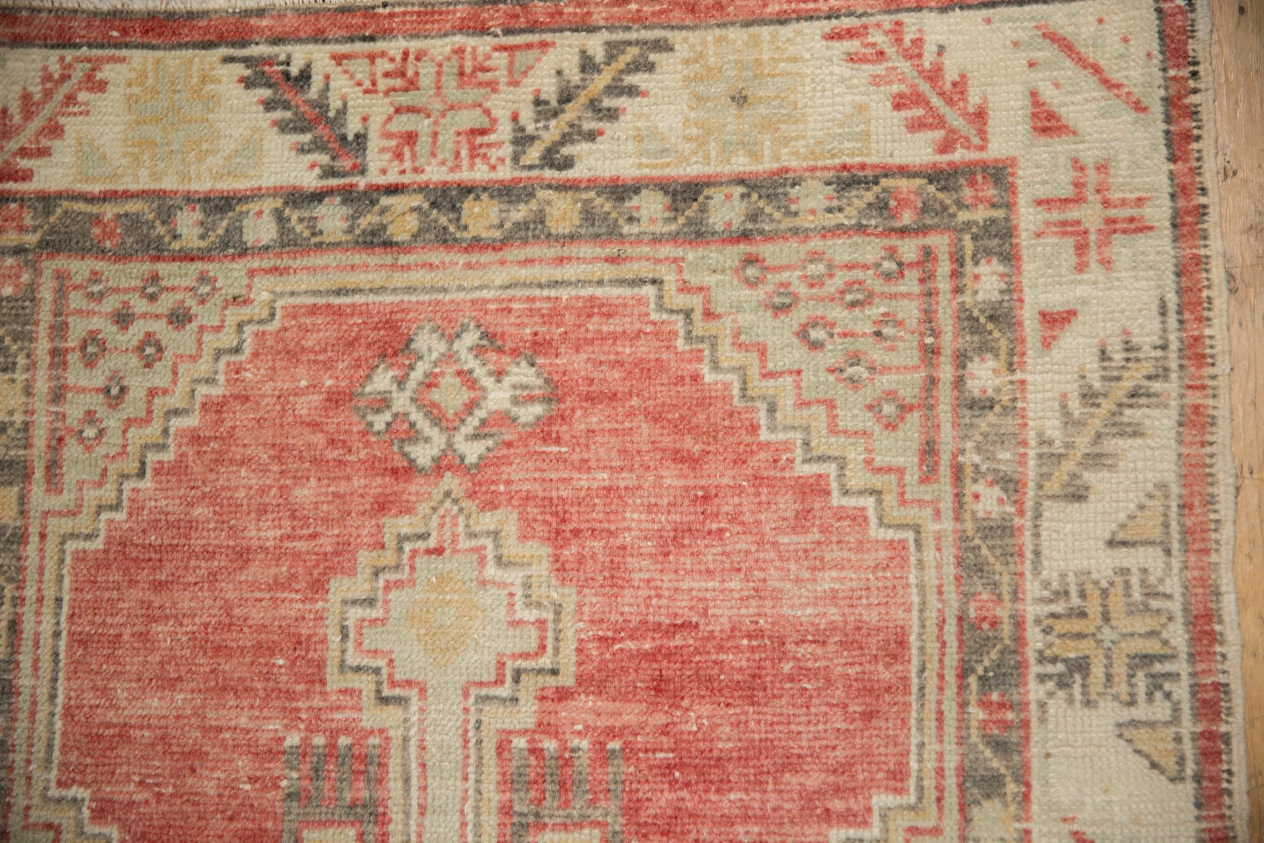 2.5x5 Vintage Distressed Oushak Rug Runner - Image 3
