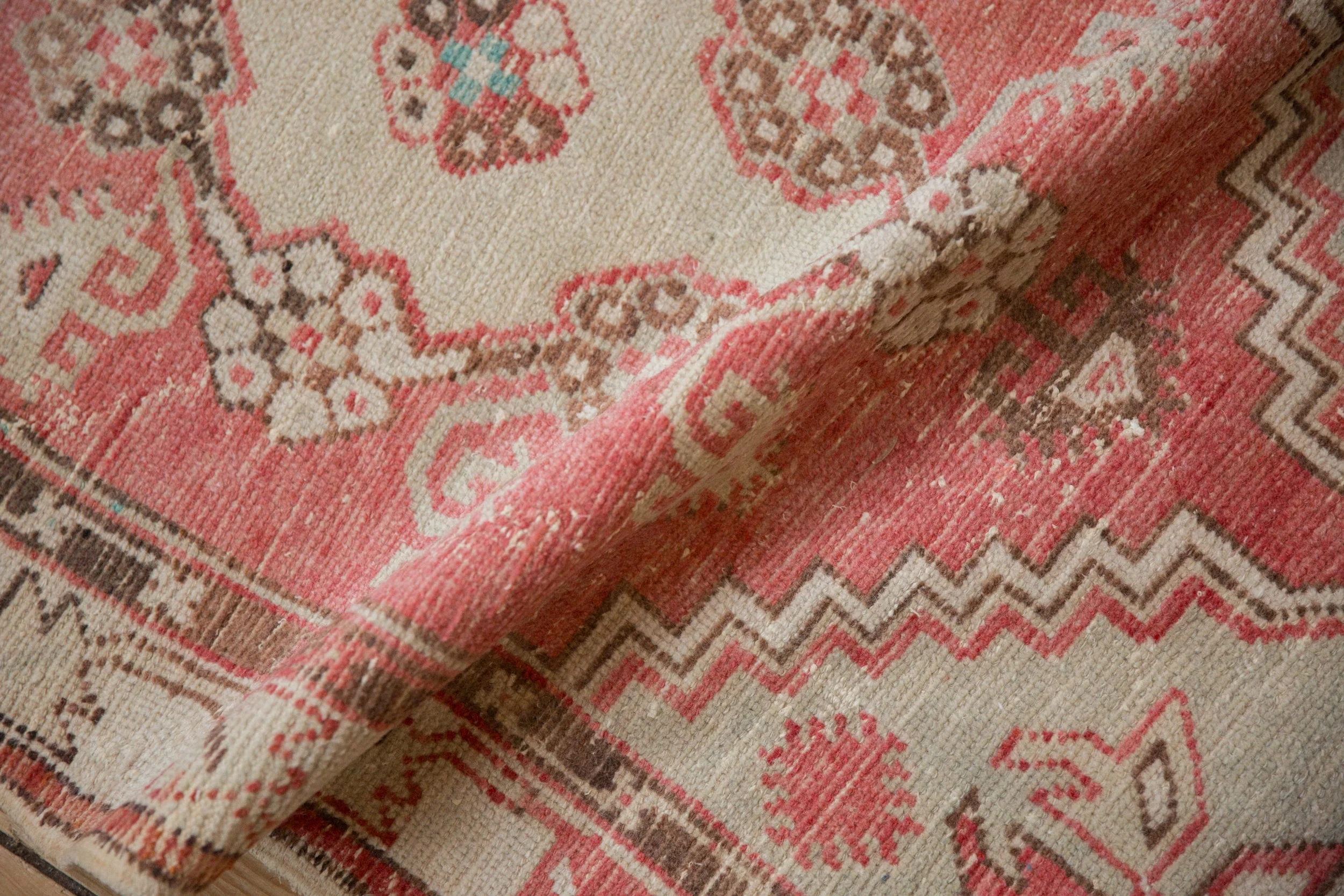 2.5x5 Vintage Distressed Oushak Rug Runner - Image 8