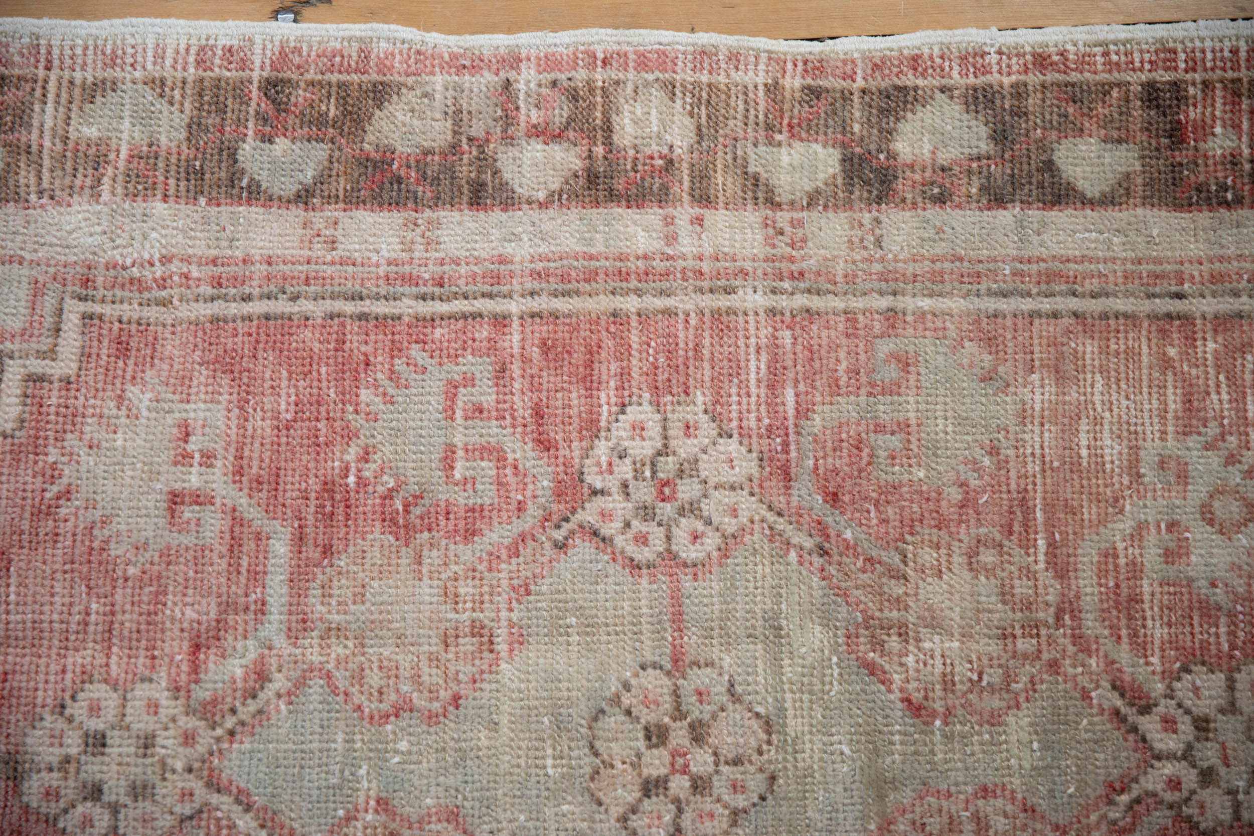 2.5x5 Vintage Distressed Oushak Rug Runner - Image 3