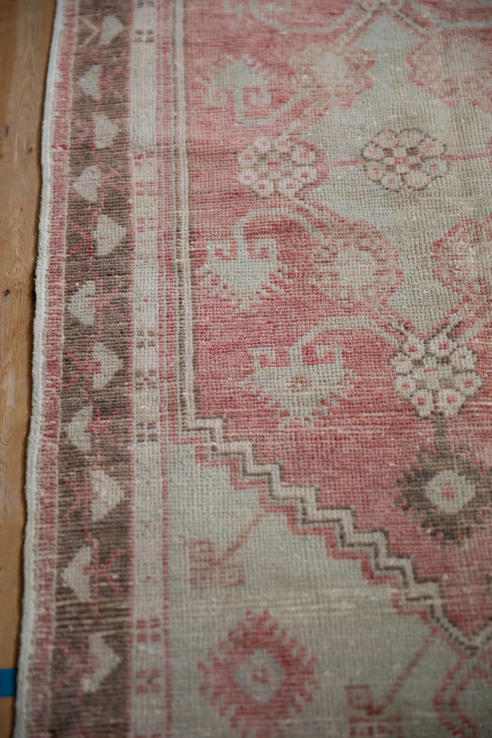2.5x5 Vintage Distressed Oushak Rug Runner - Image 5
