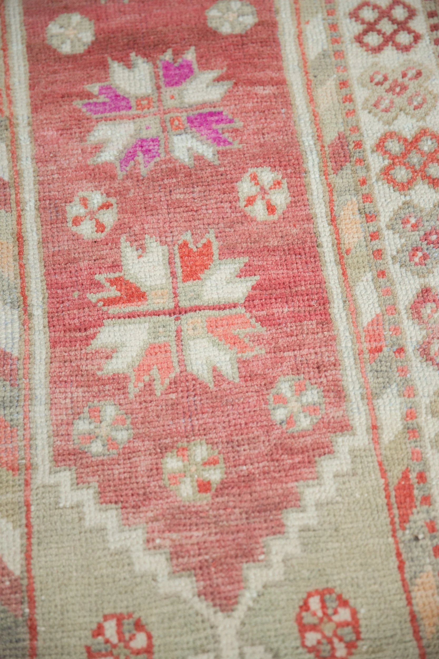 2.5x5 Vintage Distressed Oushak Rug Runner - Image 5