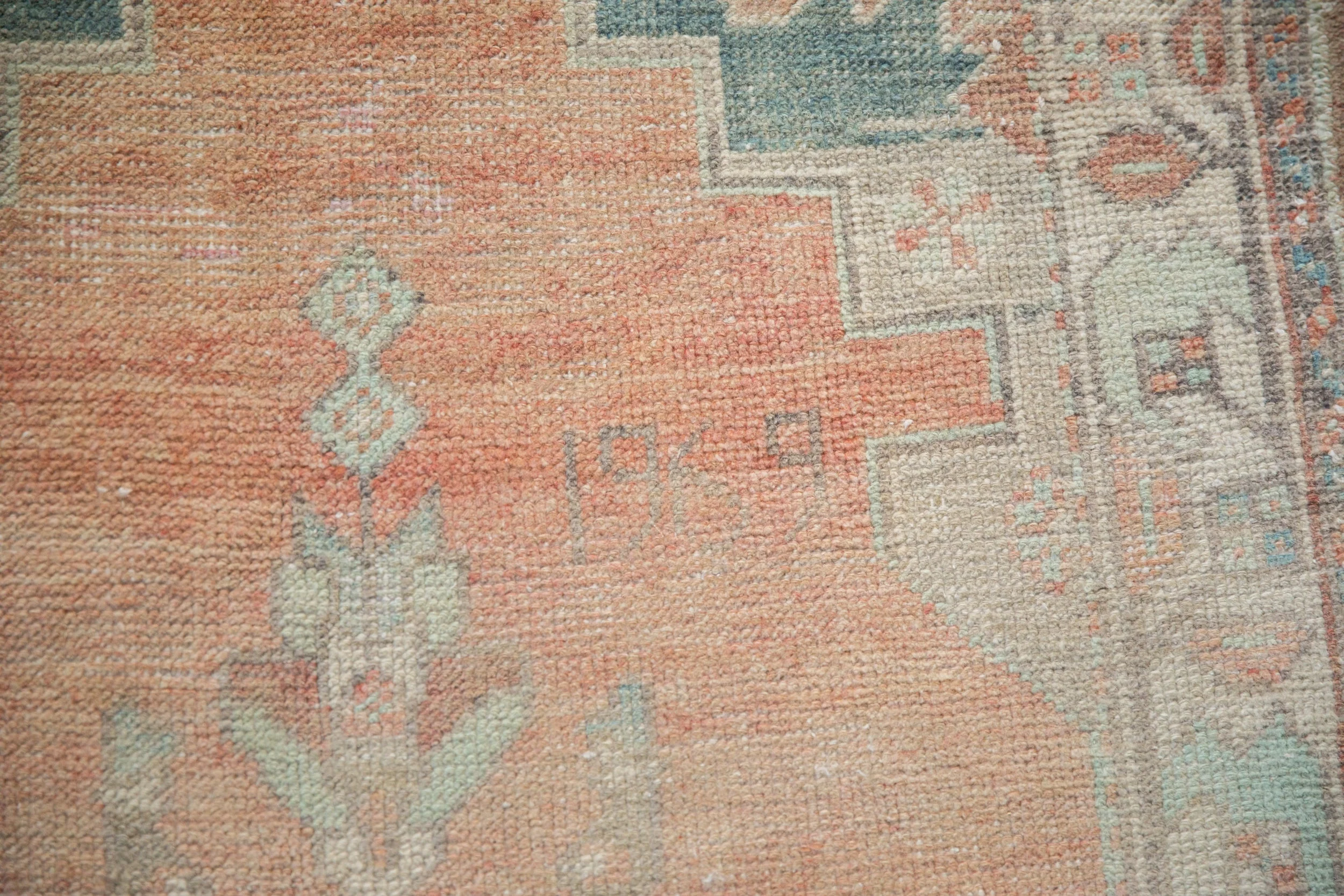 2.5x5 Vintage Distressed Oushak Rug Runner - Image 10