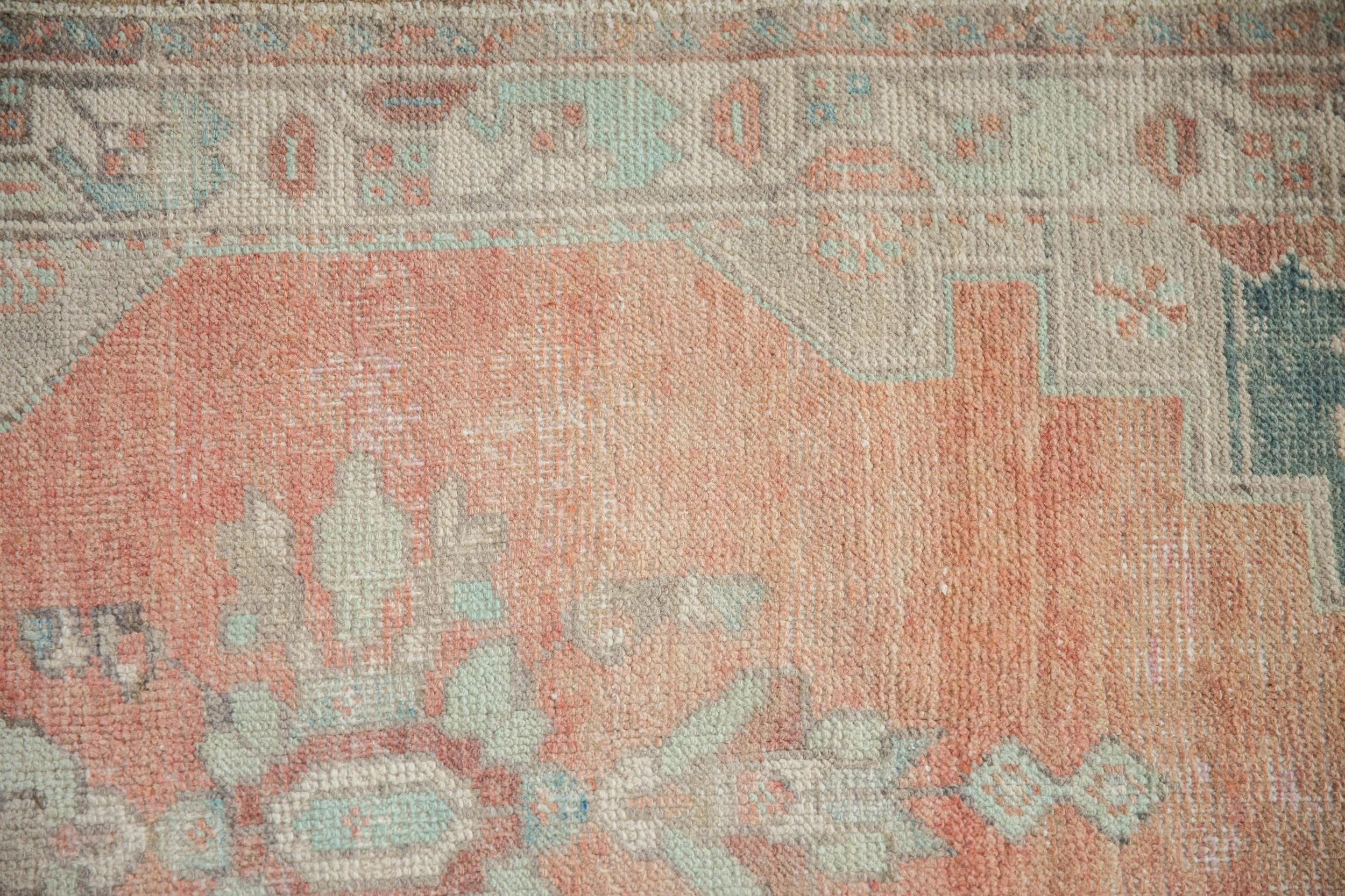 2.5x5 Vintage Distressed Oushak Rug Runner - Image 3