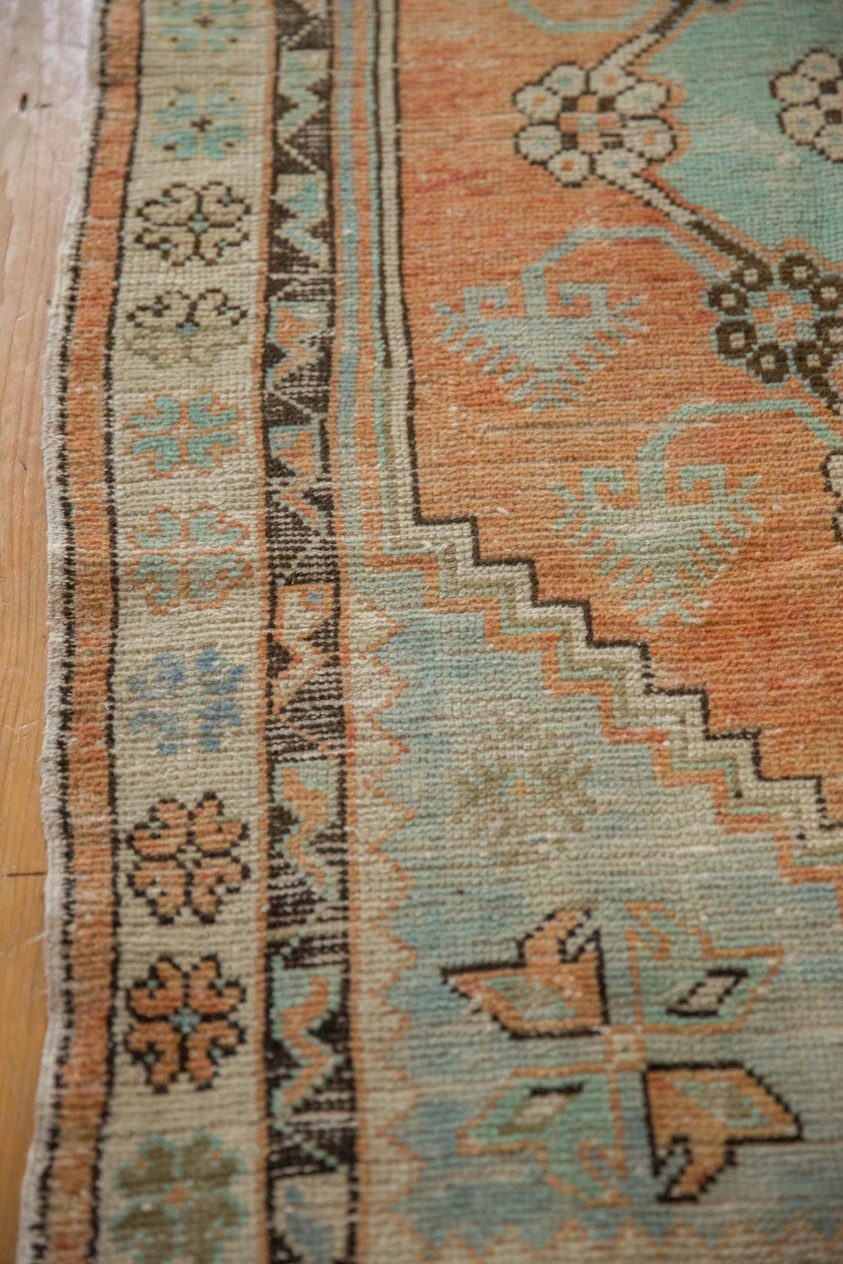 2.5x5 Vintage Distressed Oushak Rug Runner - Image 6