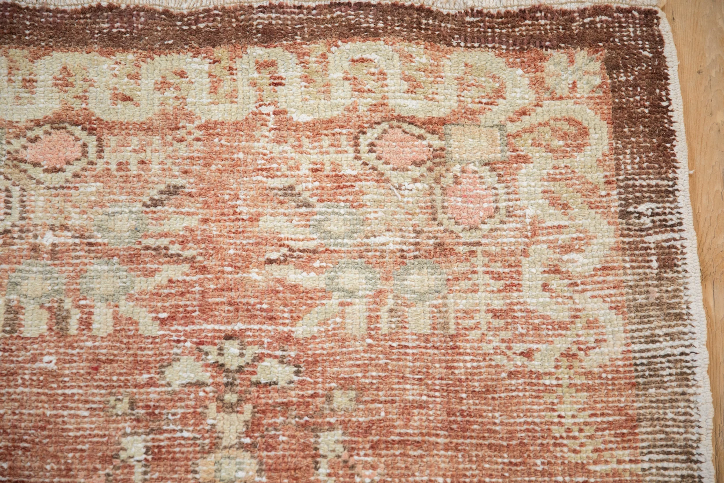 2.5x5 Vintage Distressed Oushak Rug Runner - Image 3