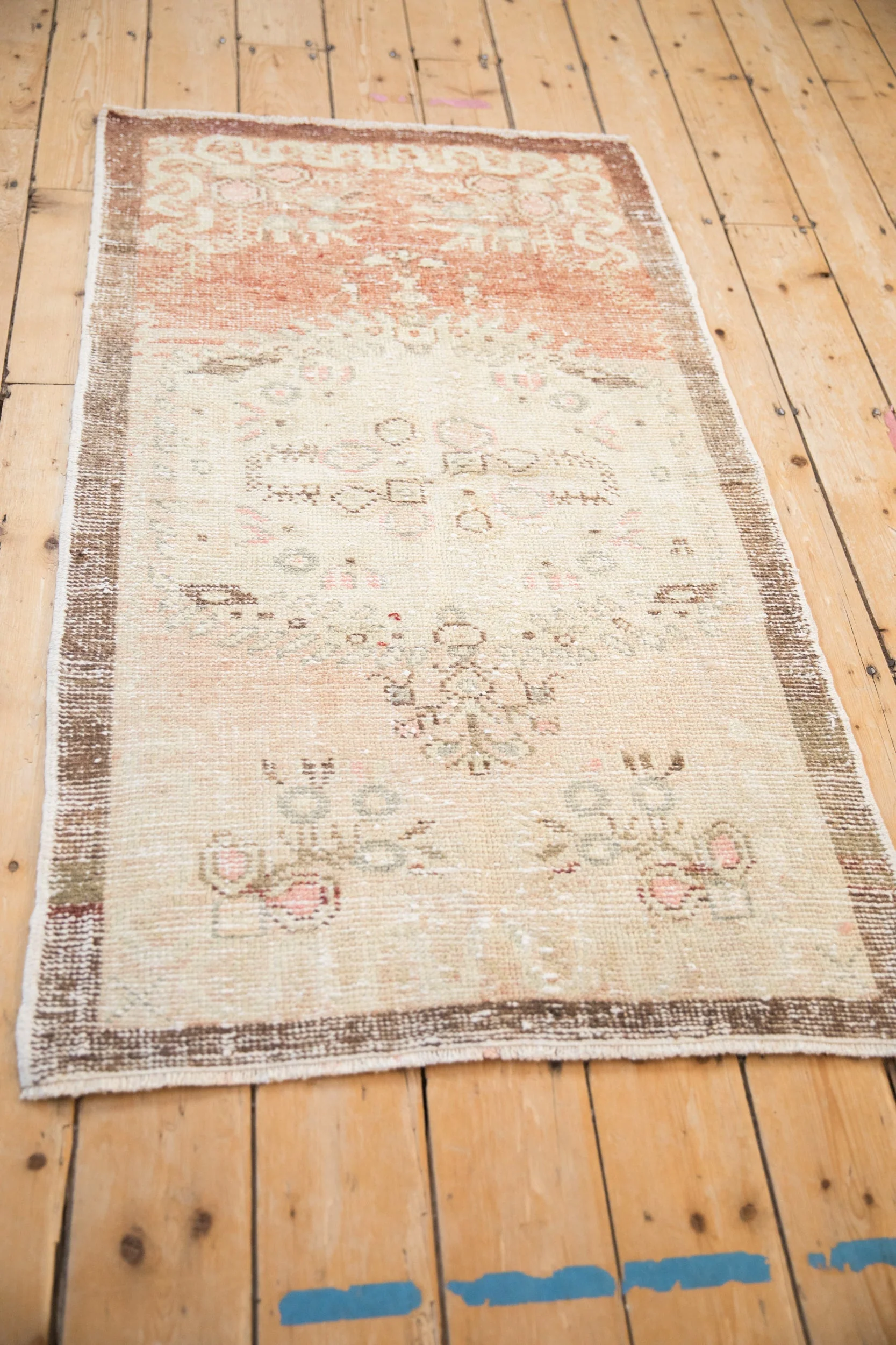 2.5x5 Vintage Distressed Oushak Rug Runner - Image 6