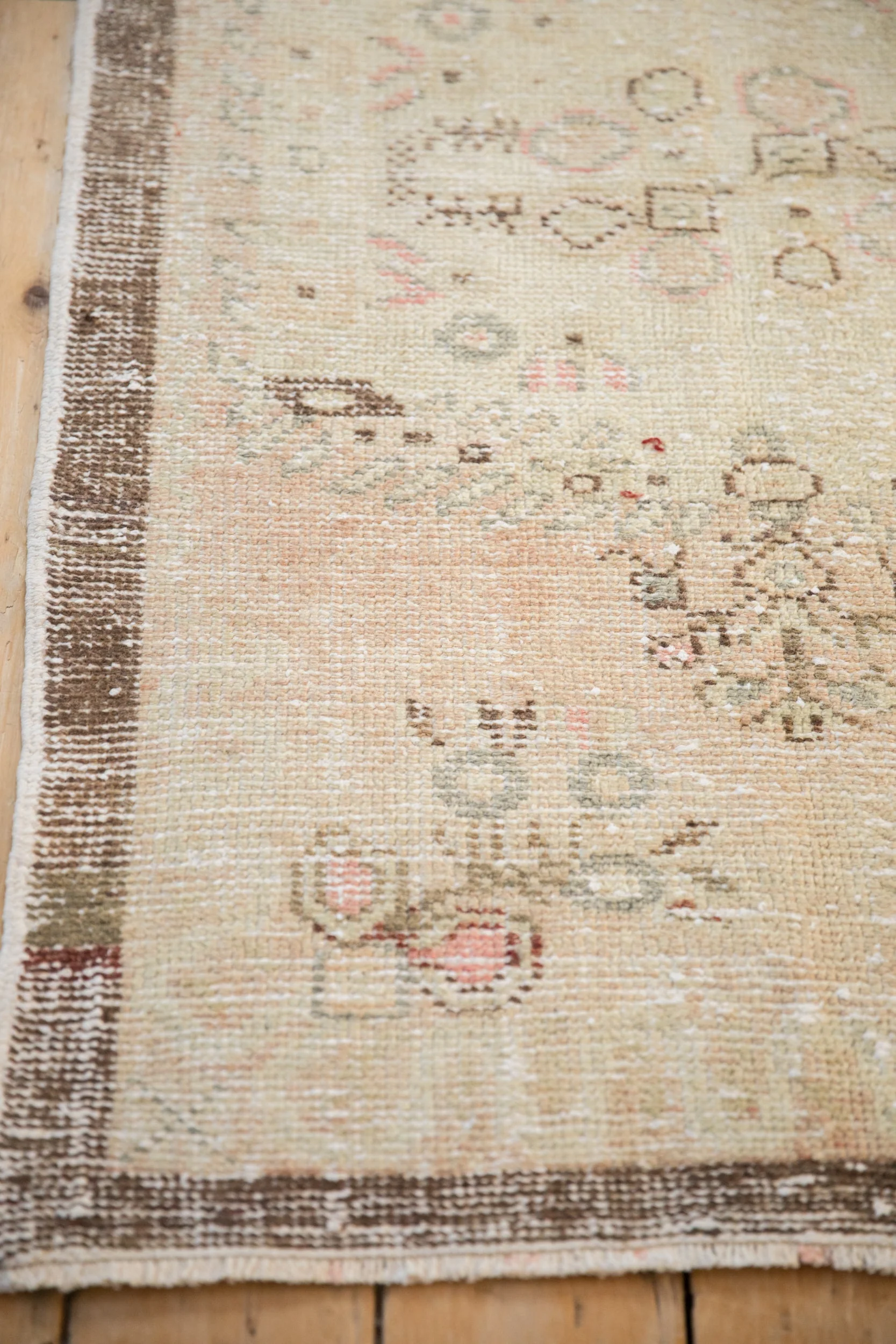 2.5x5 Vintage Distressed Oushak Rug Runner - Image 7