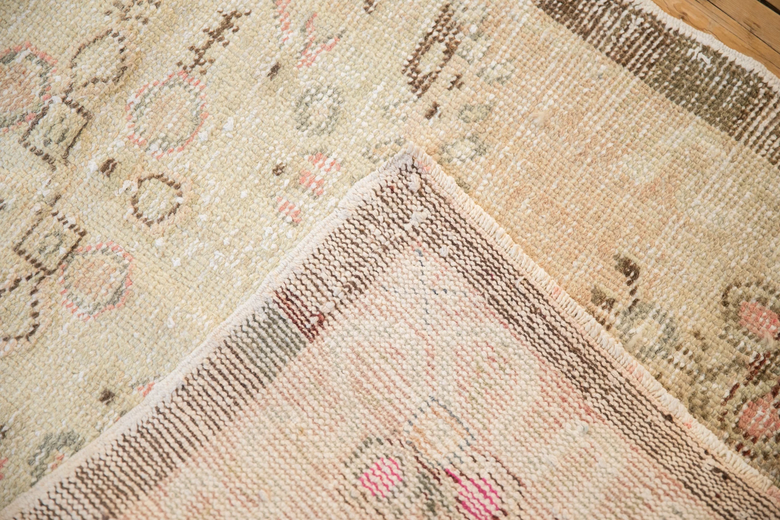 2.5x5 Vintage Distressed Oushak Rug Runner - Image 9