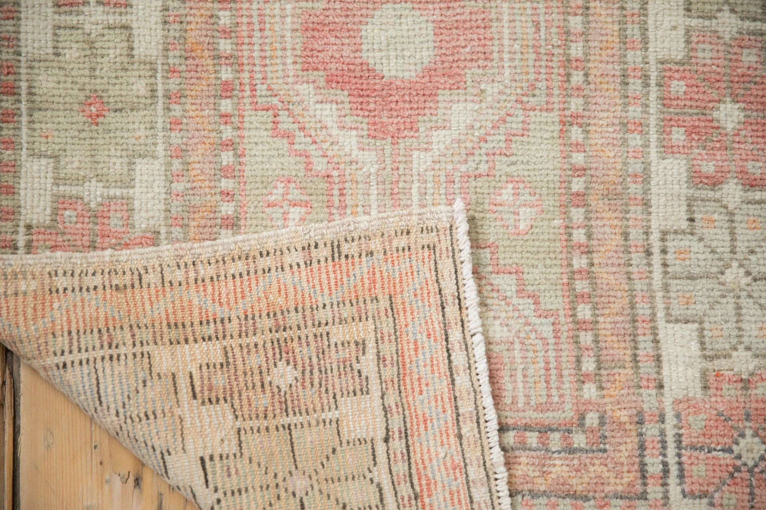 2.5x5 Vintage Distressed Oushak Rug Runner - Image 11