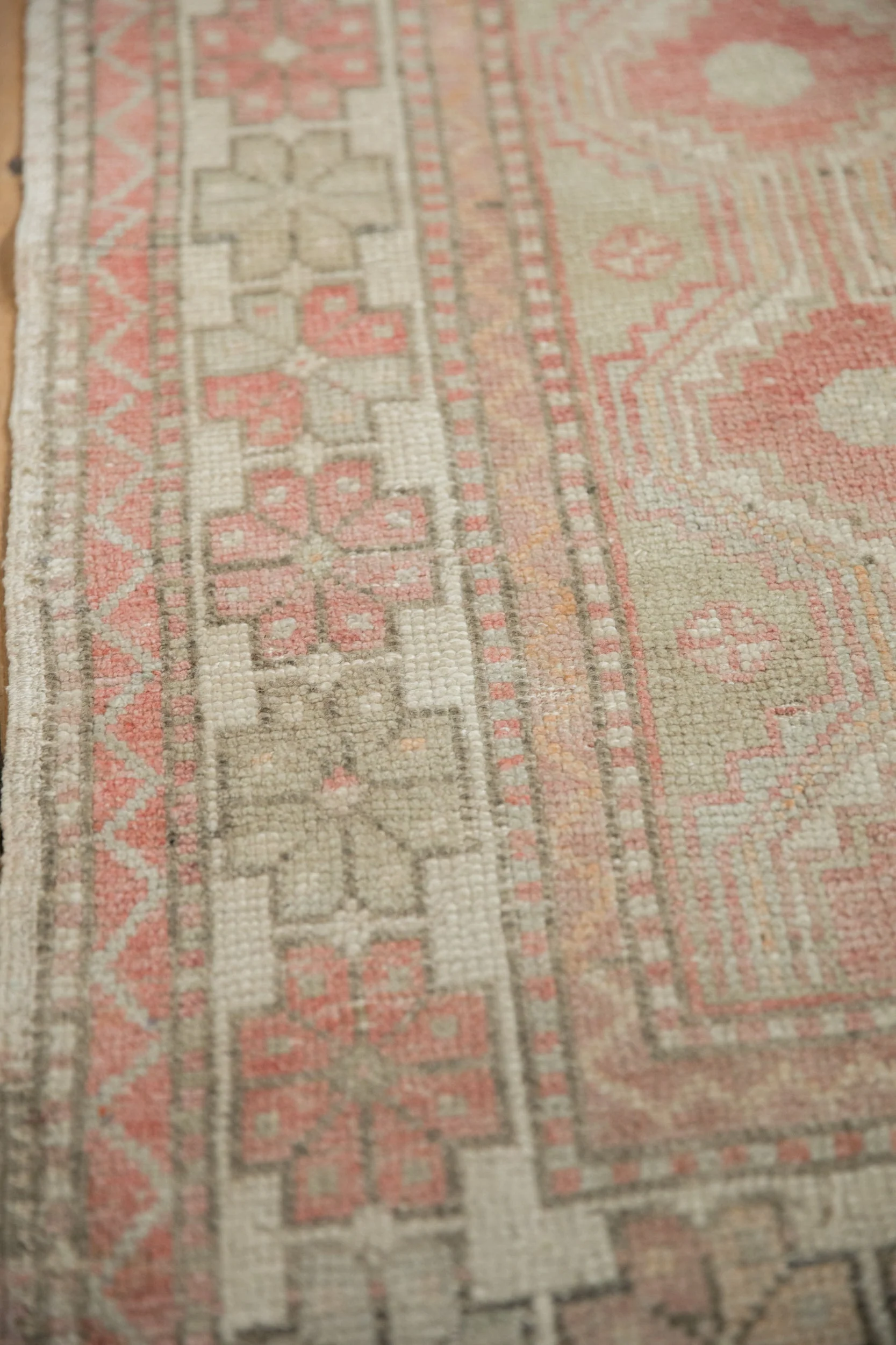 2.5x5 Vintage Distressed Oushak Rug Runner - Image 5
