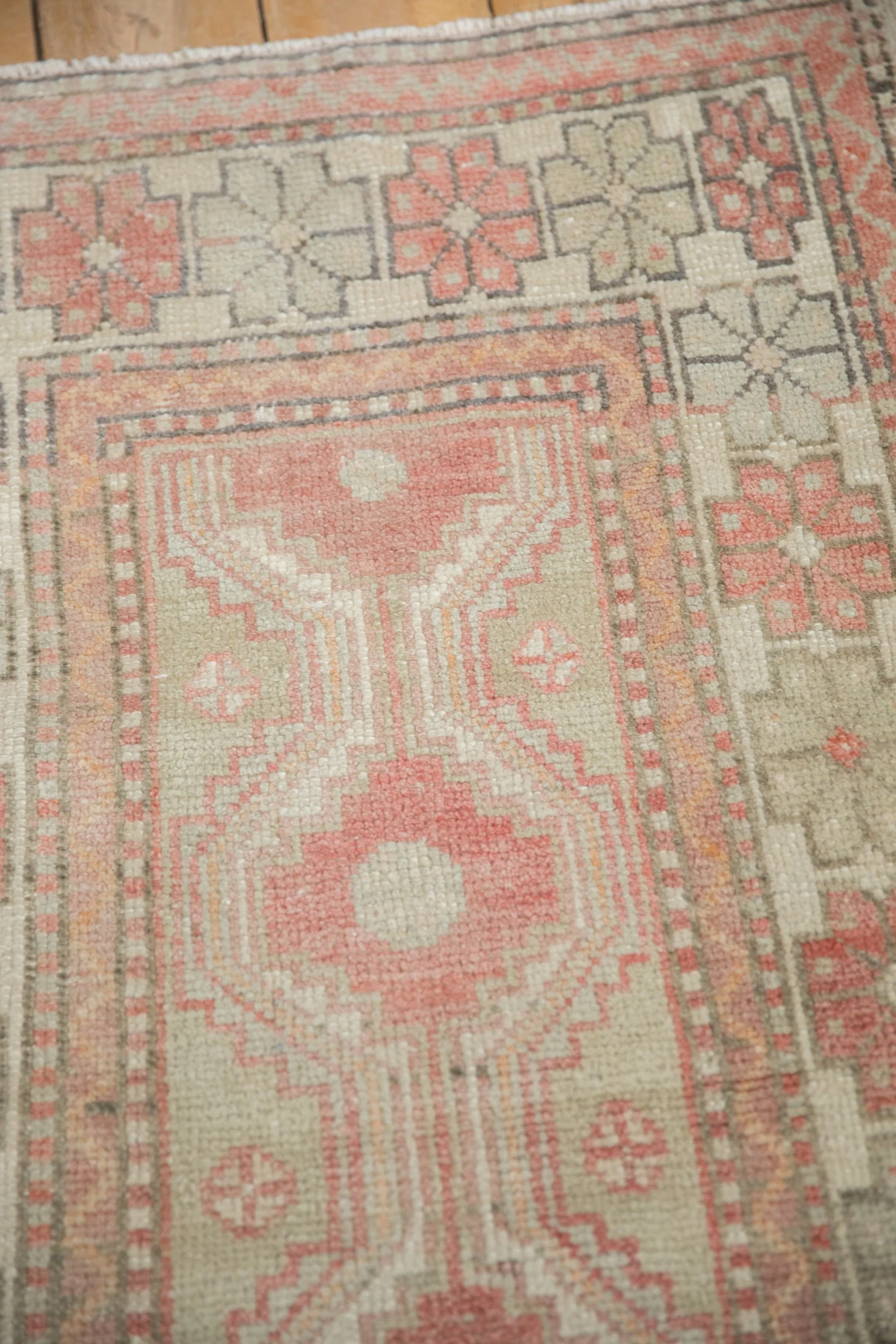 2.5x5 Vintage Distressed Oushak Rug Runner - Image 6