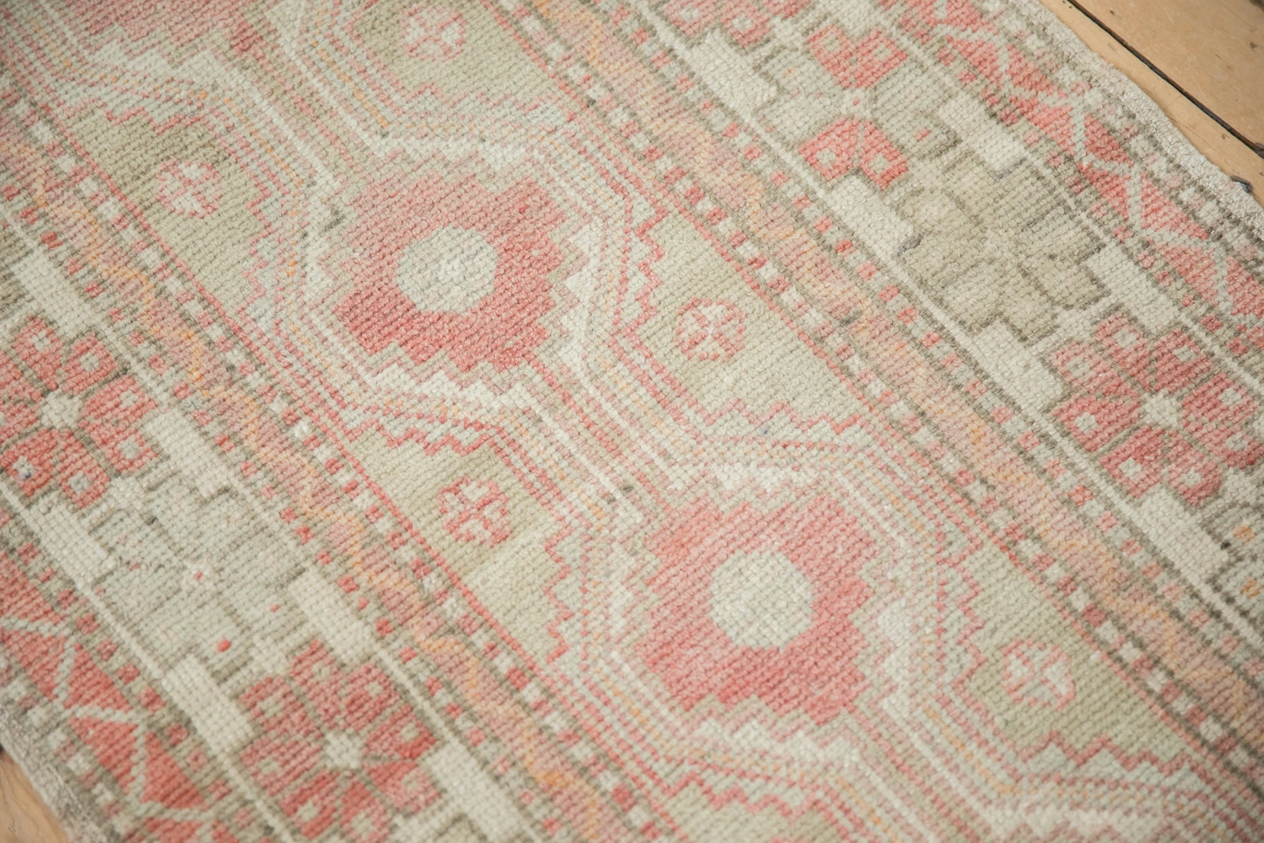 2.5x5 Vintage Distressed Oushak Rug Runner - Image 9