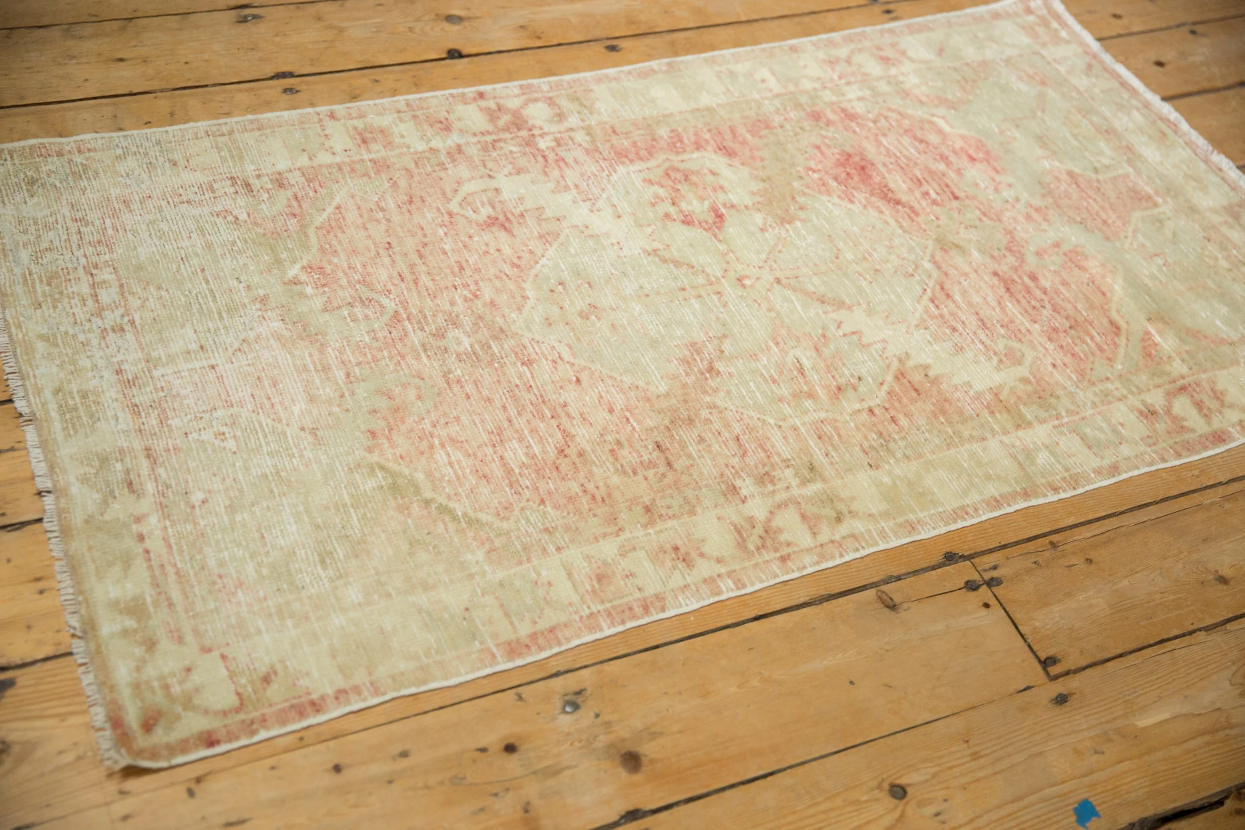 2.5x5 Vintage Distressed Oushak Rug Runner - Image 5