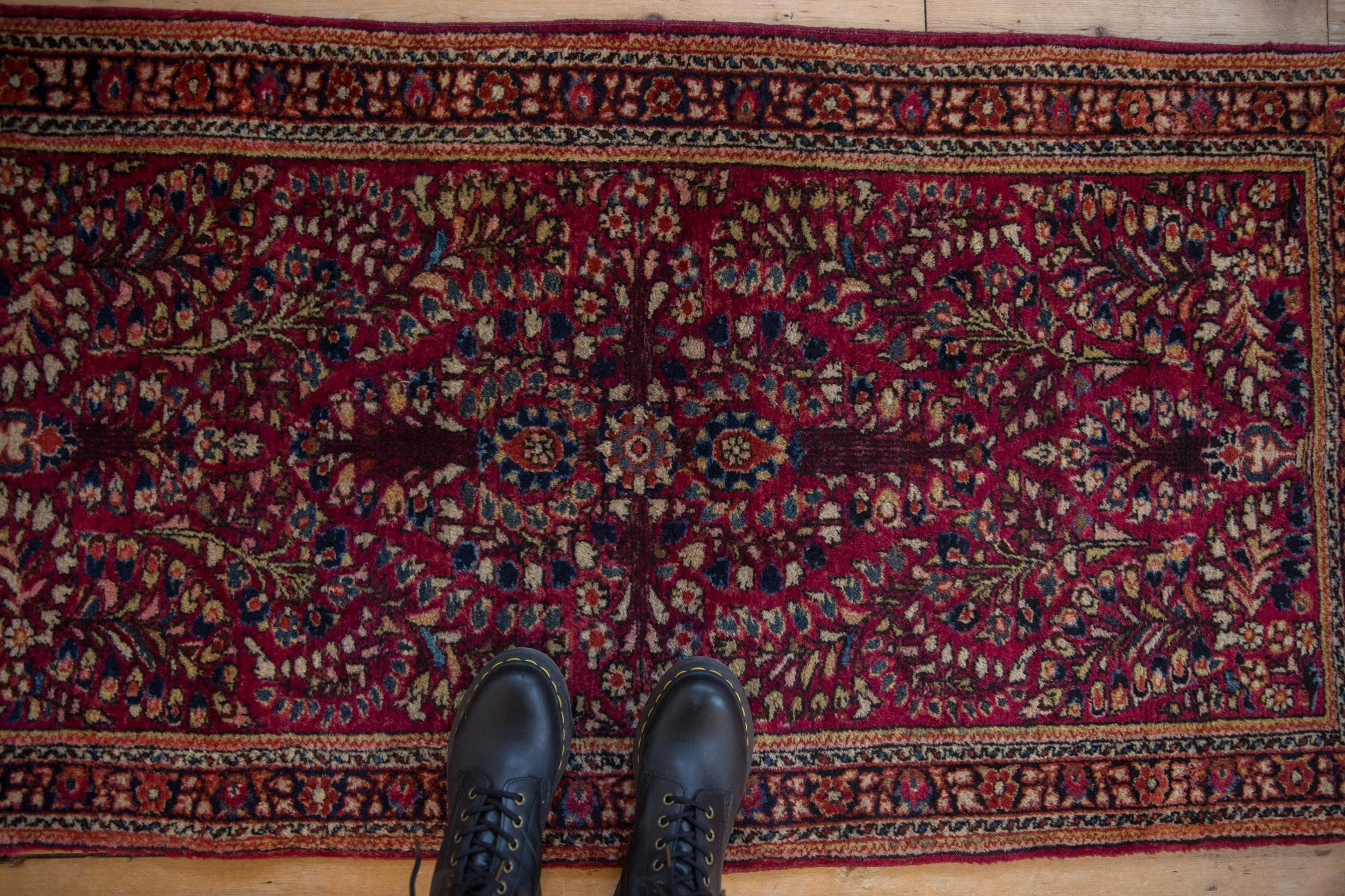 2.5x5 Vintage Fine American Sarouk Rug Runner - Image 2